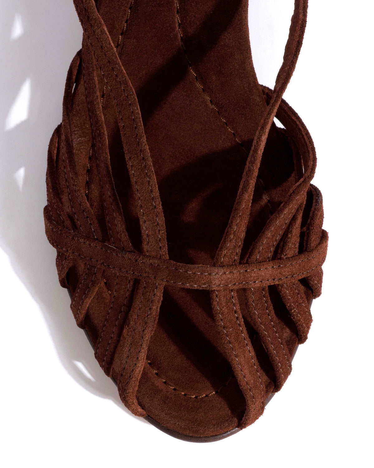 Briddie 50 Calf suede Chocolate