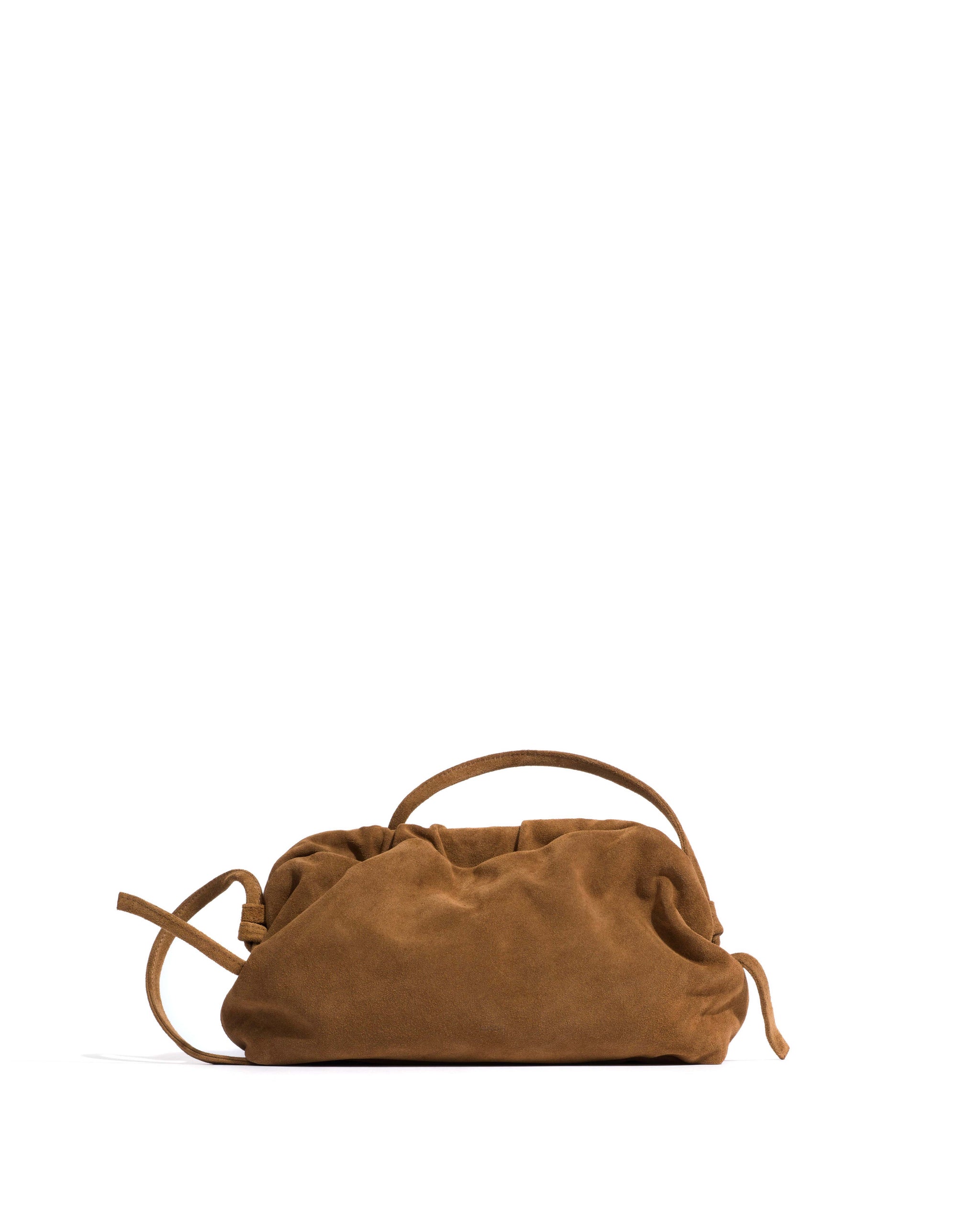 Hally classic cloud bag Calf suede Cinnamon