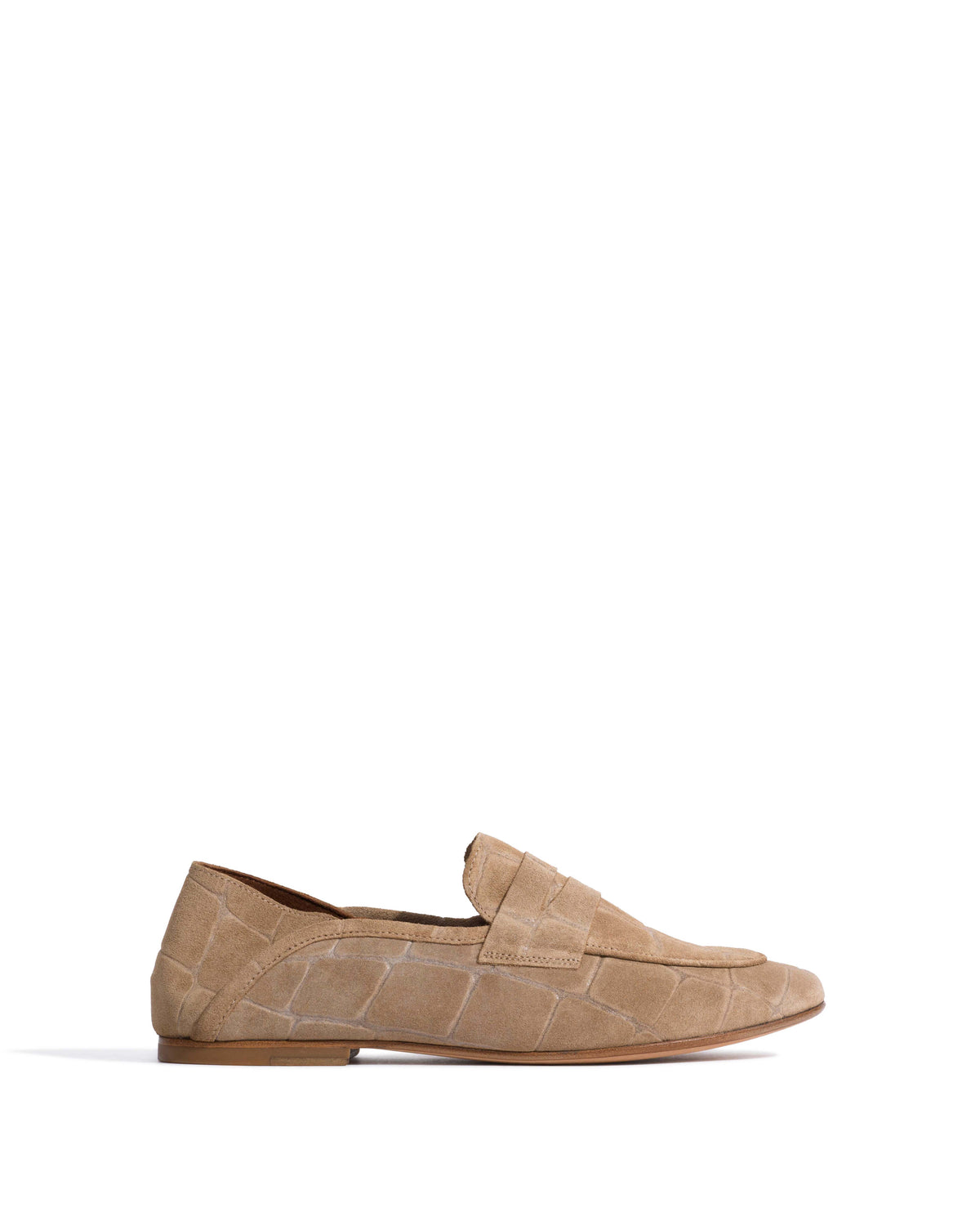 Lindsay Croco calf suede Scirocco