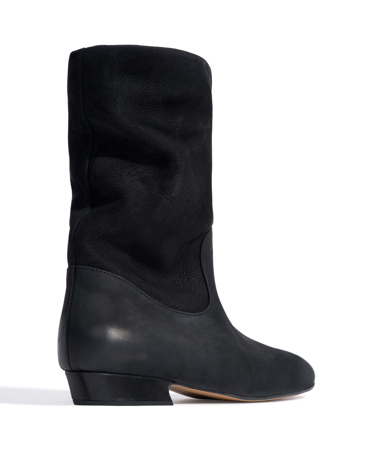 Cacha 25 Soft nubuck calf Black