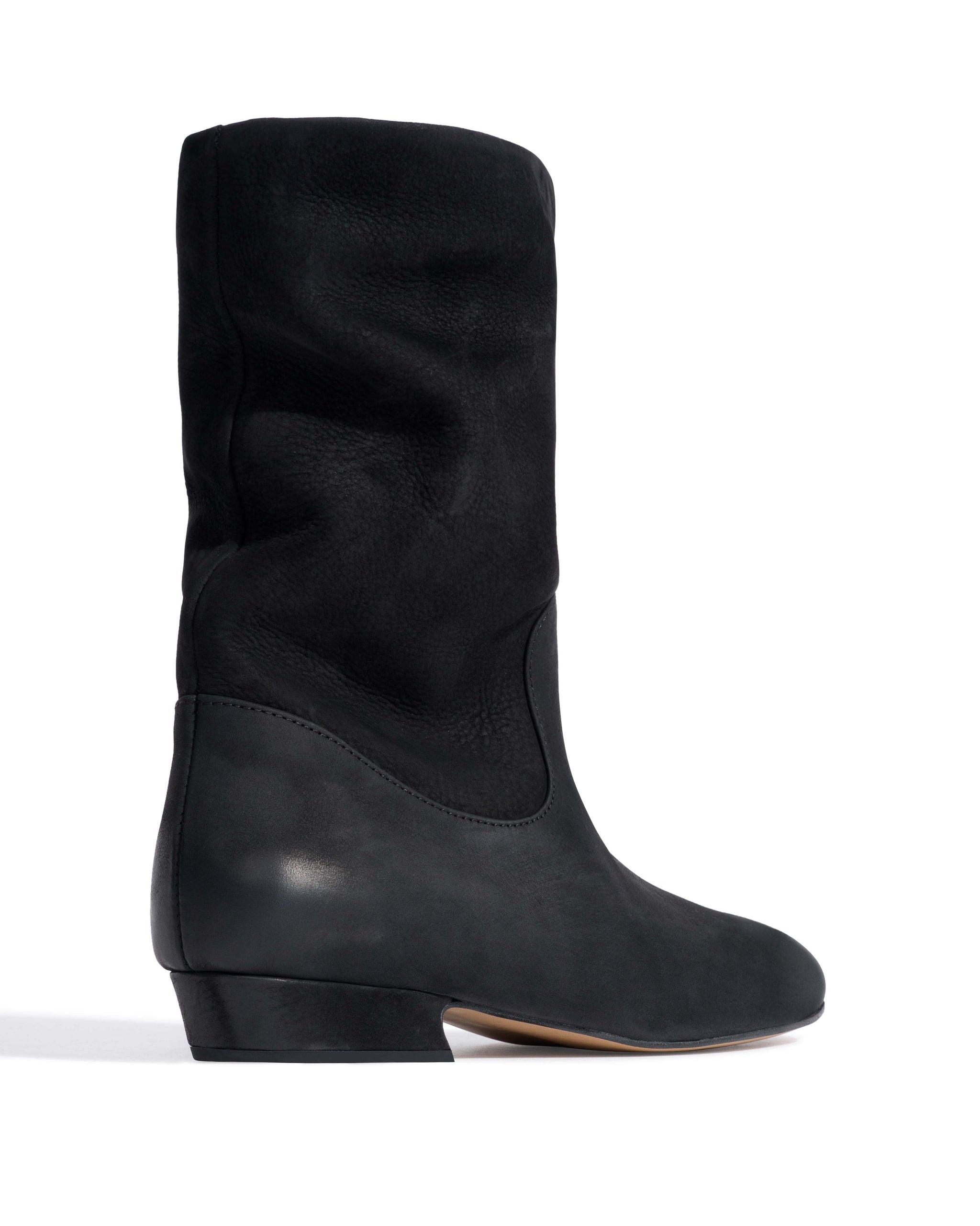 Cacha 25 Soft nubuck calf Black