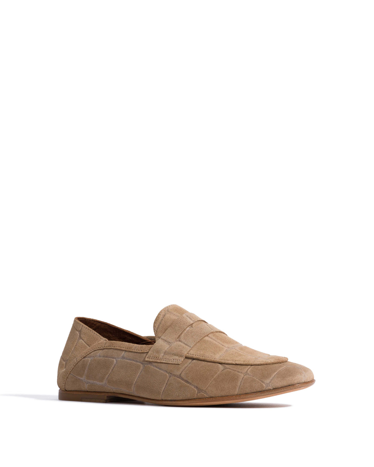 Lindsay Croco calf suede Scirocco