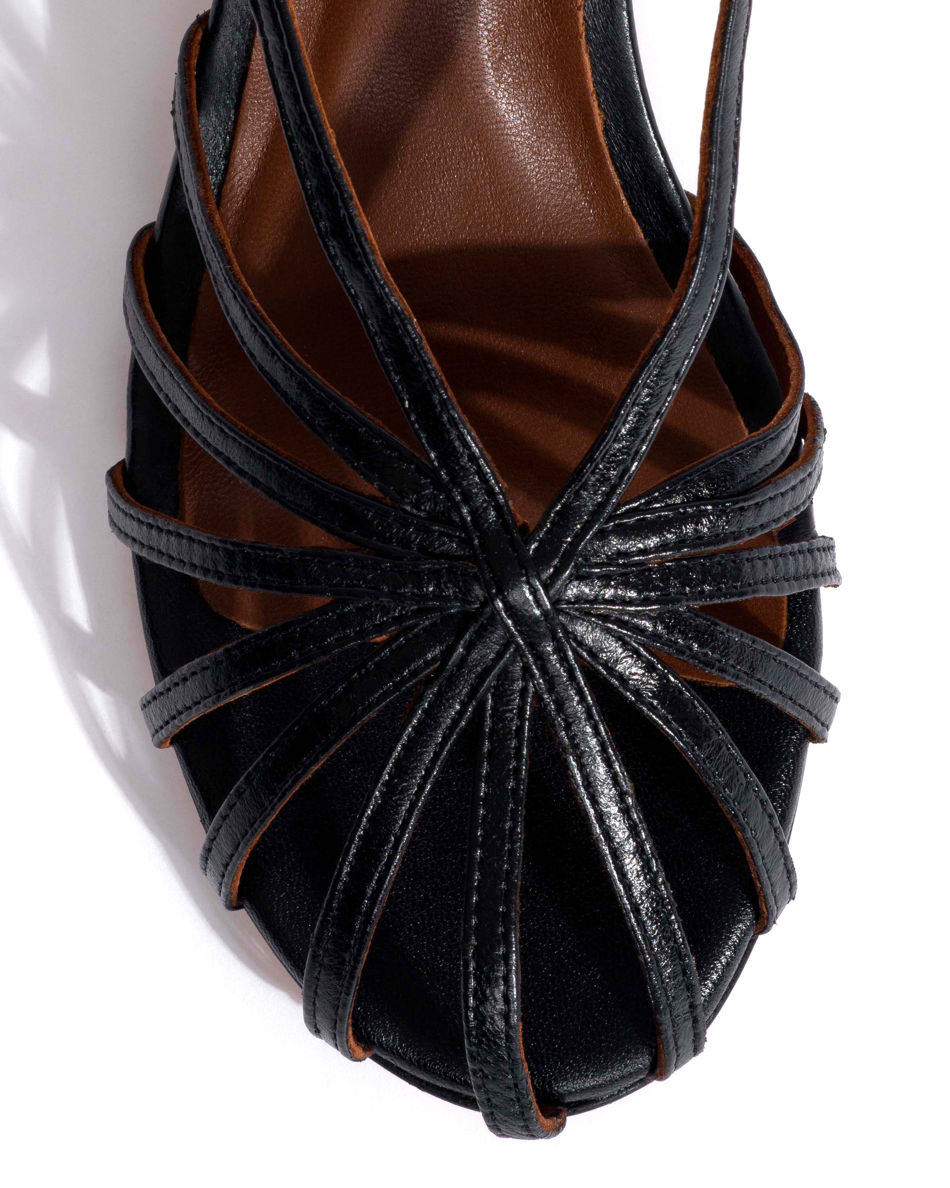 Candace 55 Shiny lamb Black