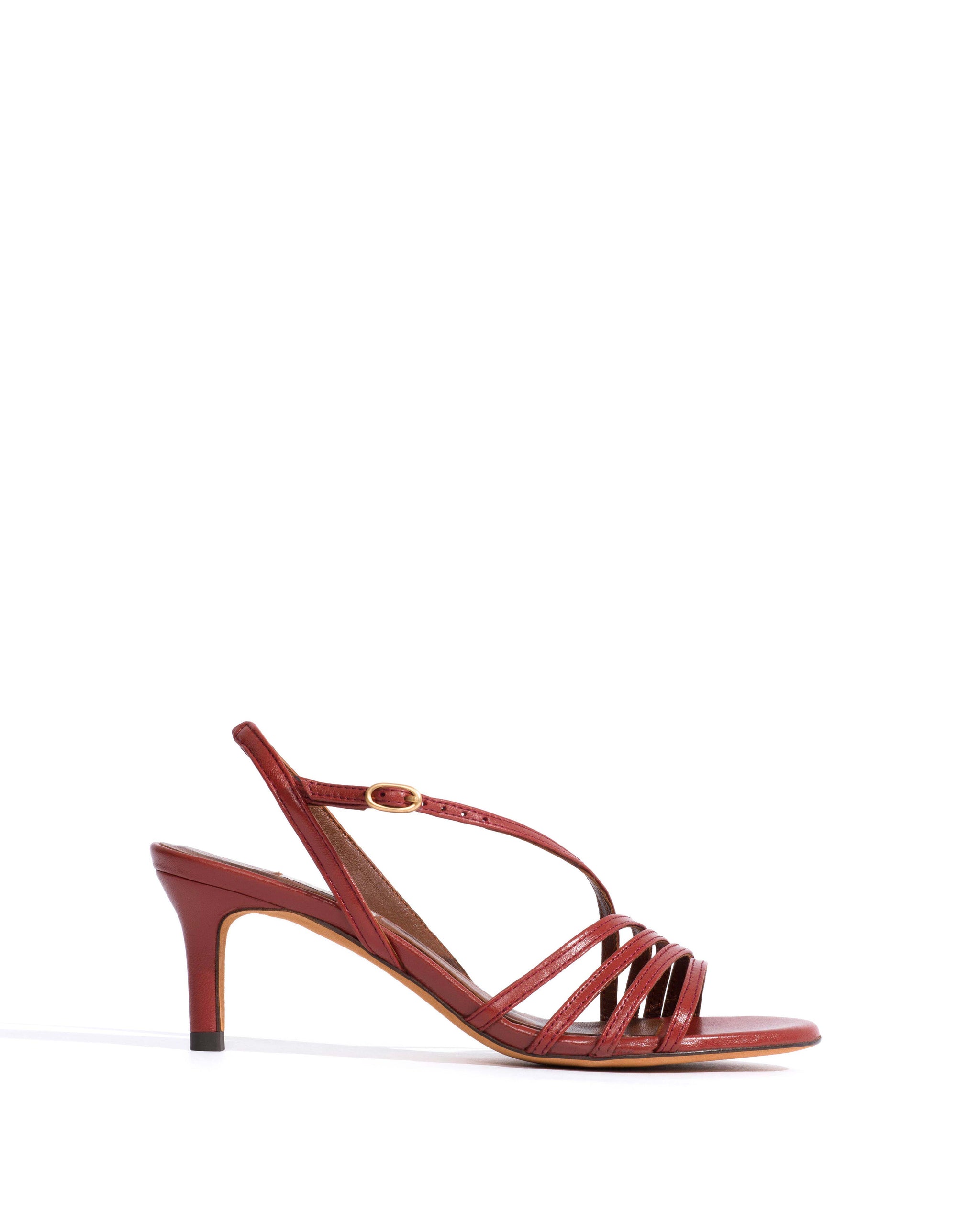 Naia 55 Shiny lamb Terracotta - Anonymous Copenhagen Heels