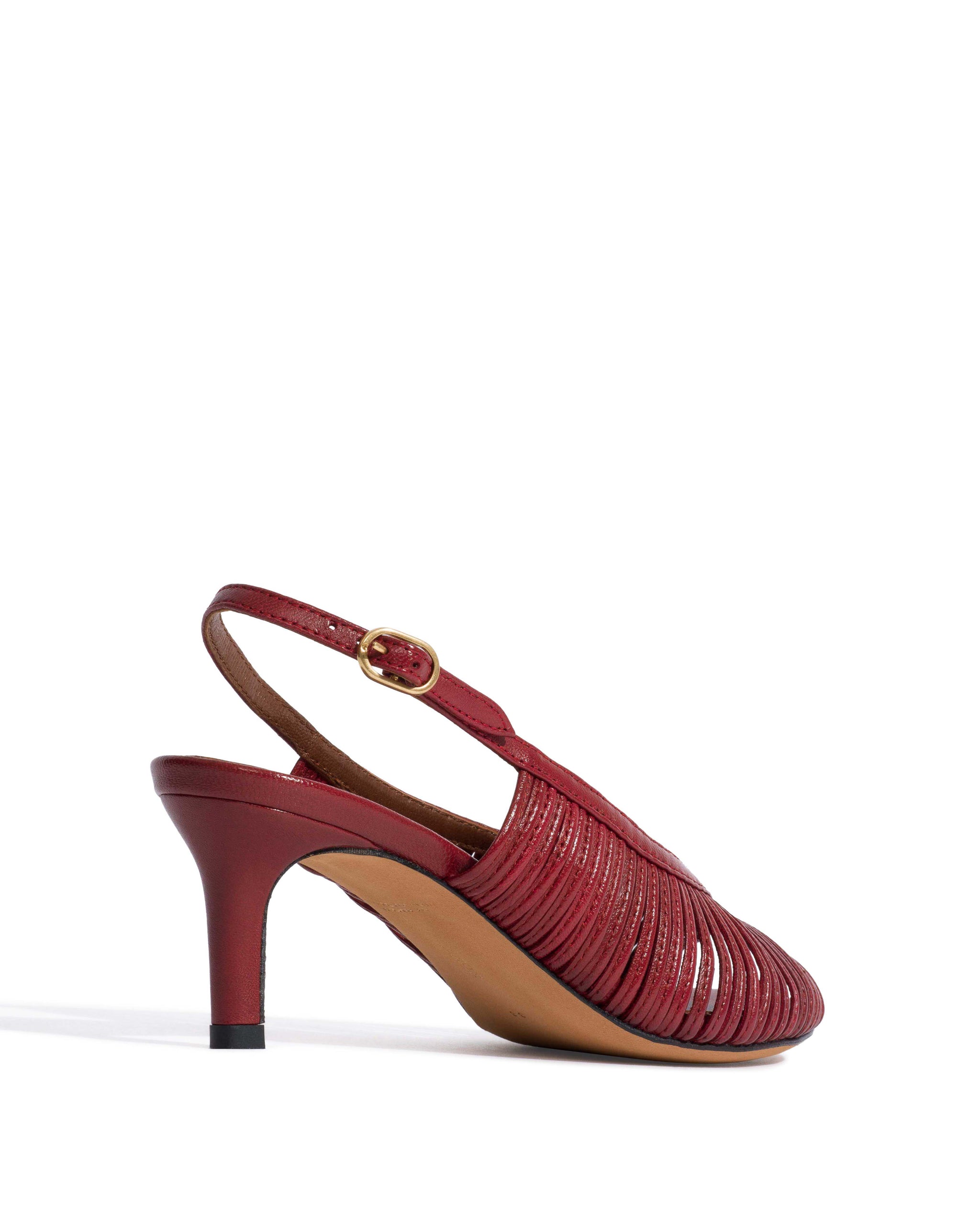 Zenia 55 Shiny lamb Pomegranate - Anonymous Copenhagen Heels
