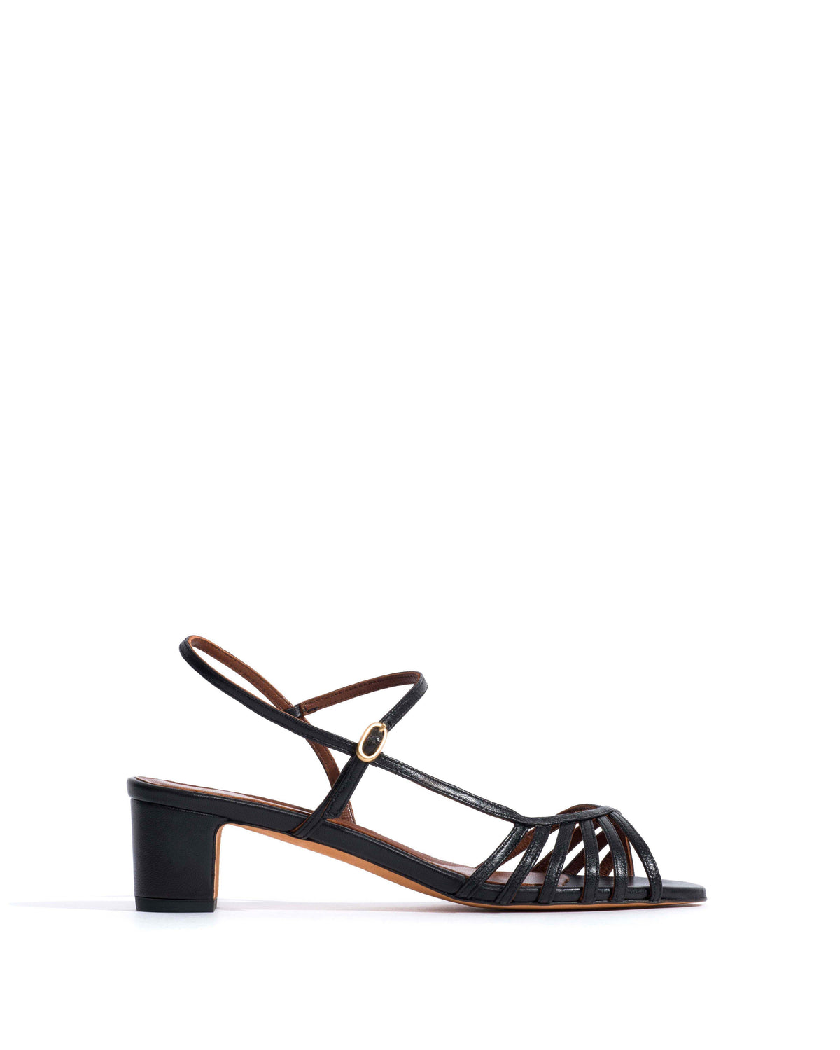 Carlota 40 Shiny lamb Black