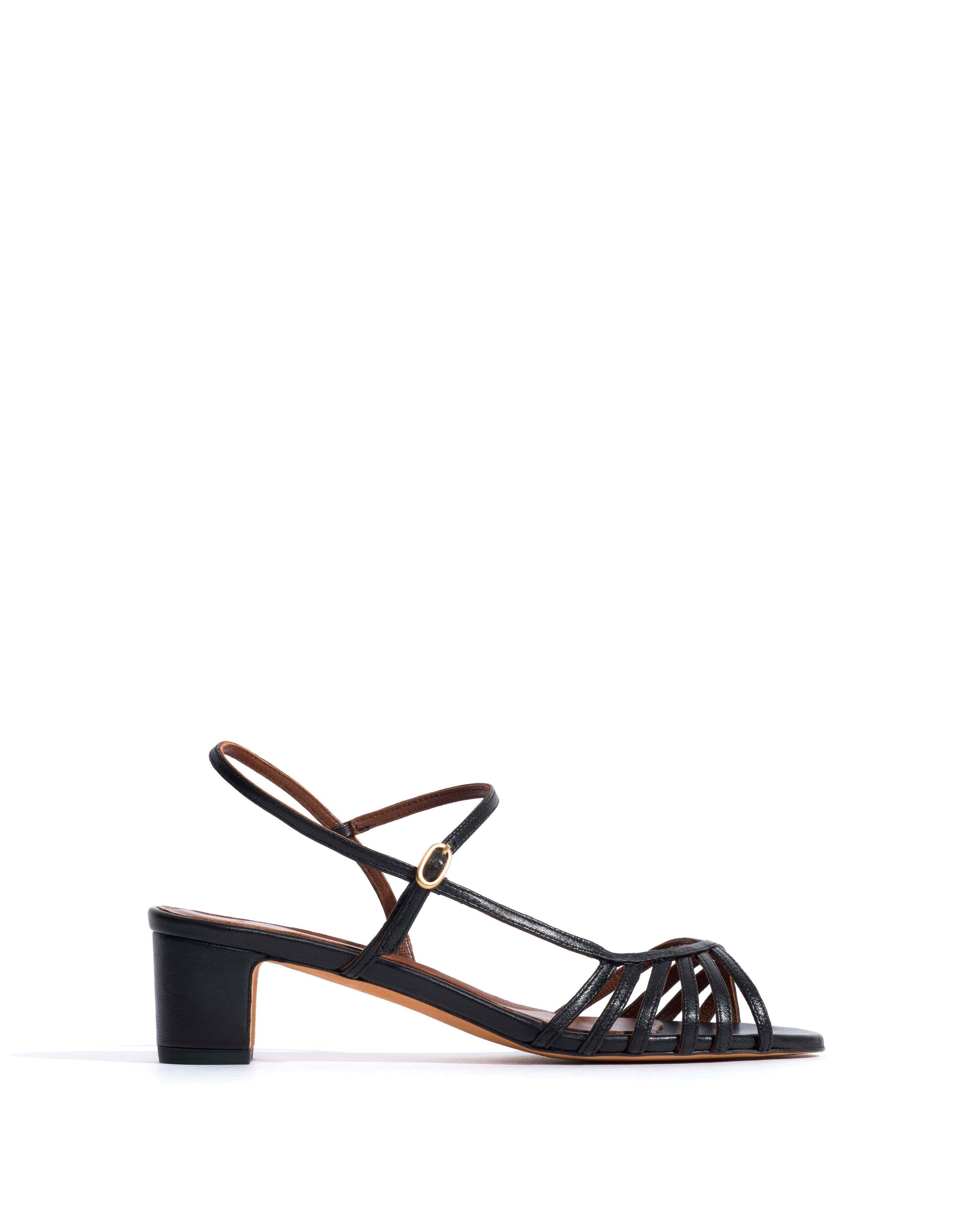 Carlota 40 Shiny lamb Black
