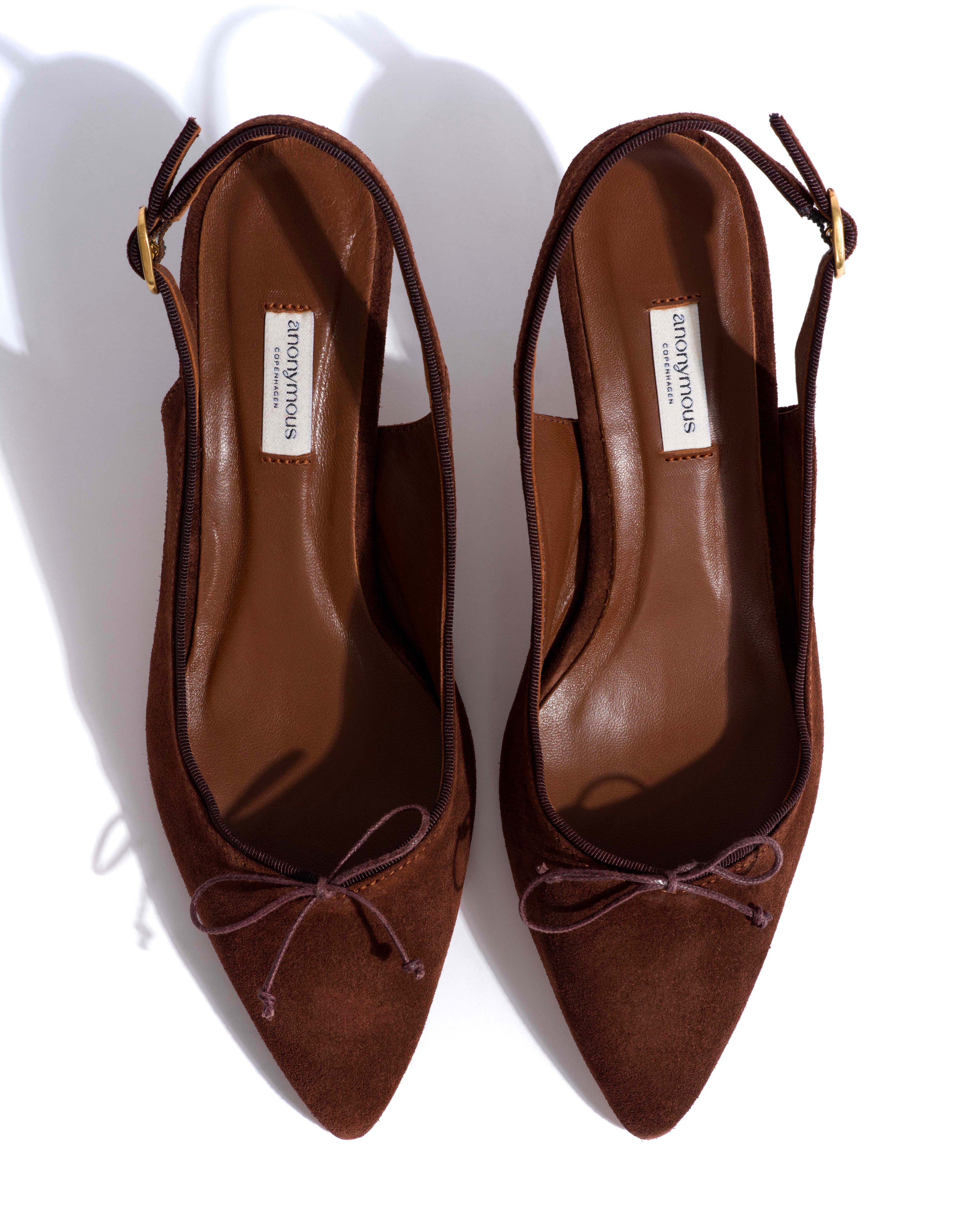 Kasy 50 kitten Calf suede Chocolate