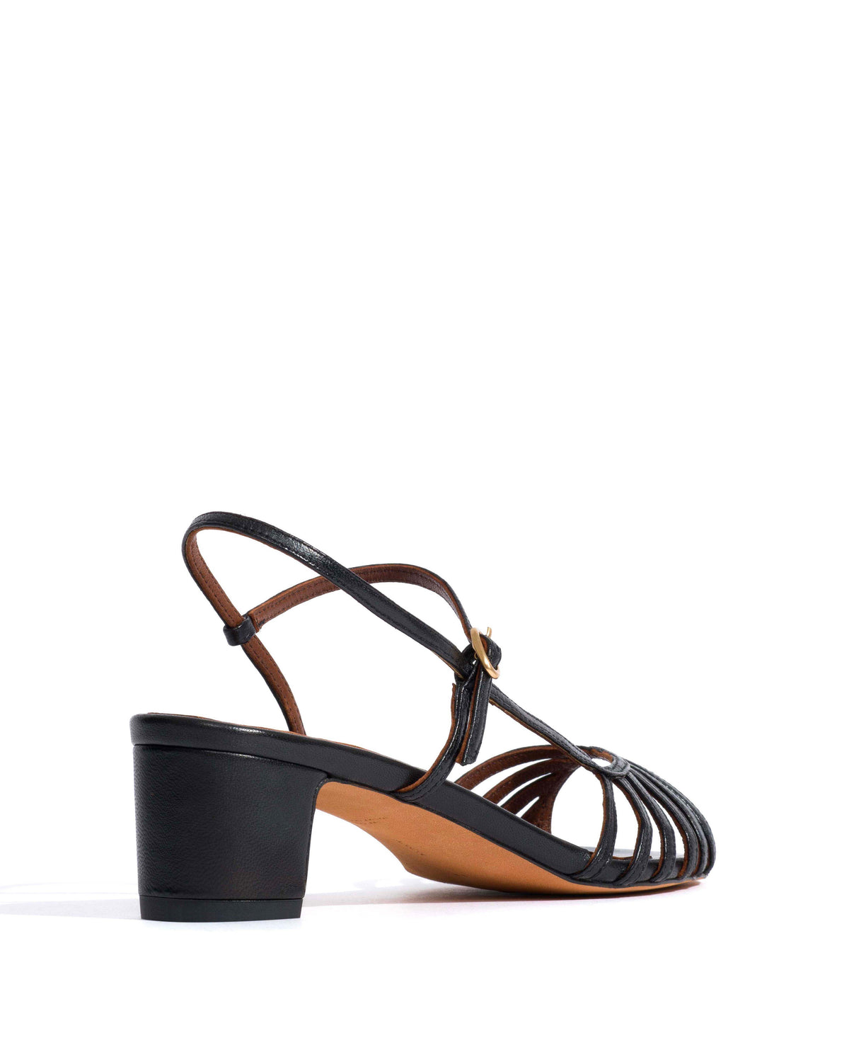 Carlota 40 Shiny lamb Black
