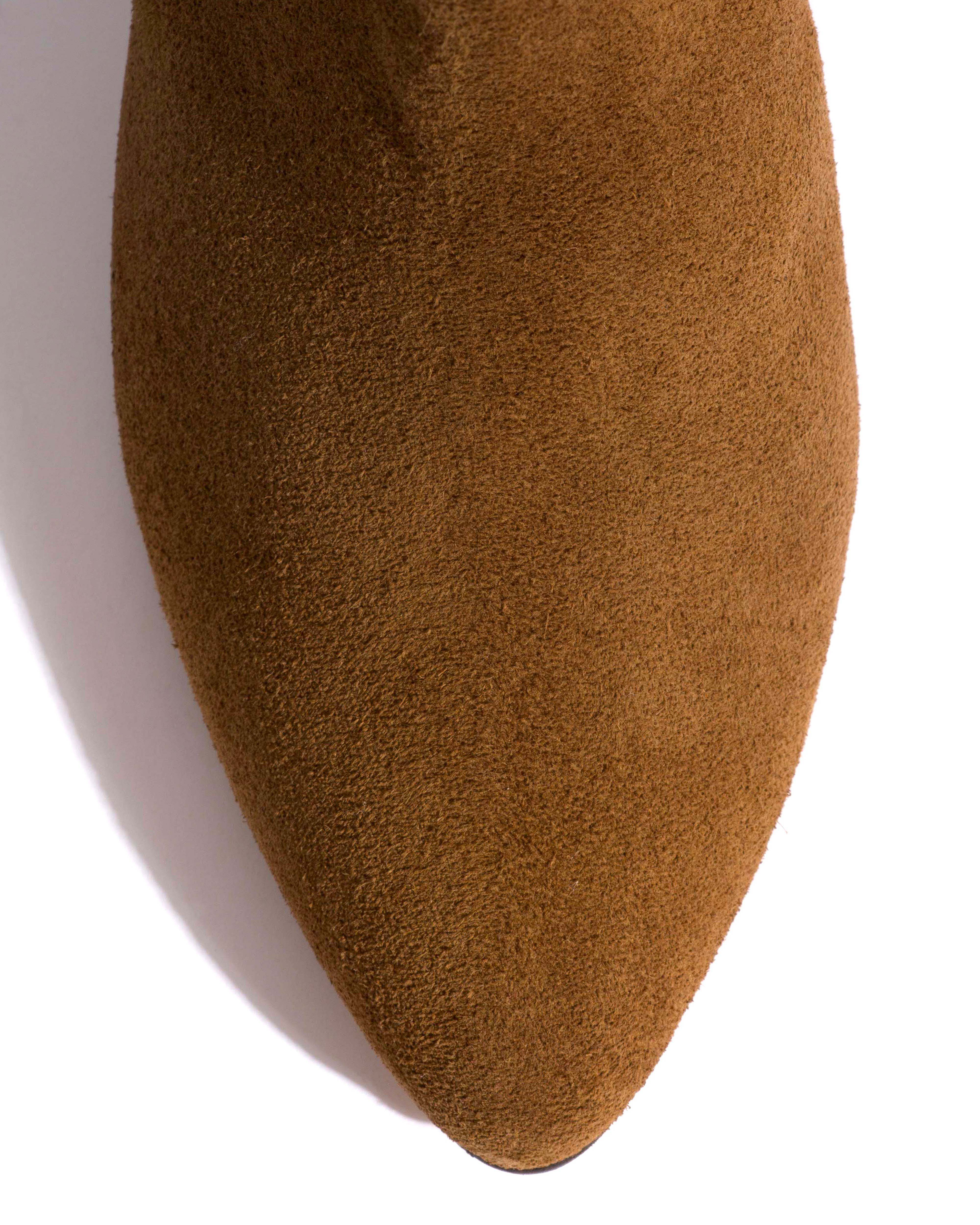 Valle 50 stiletto Calf suede Cinnamon