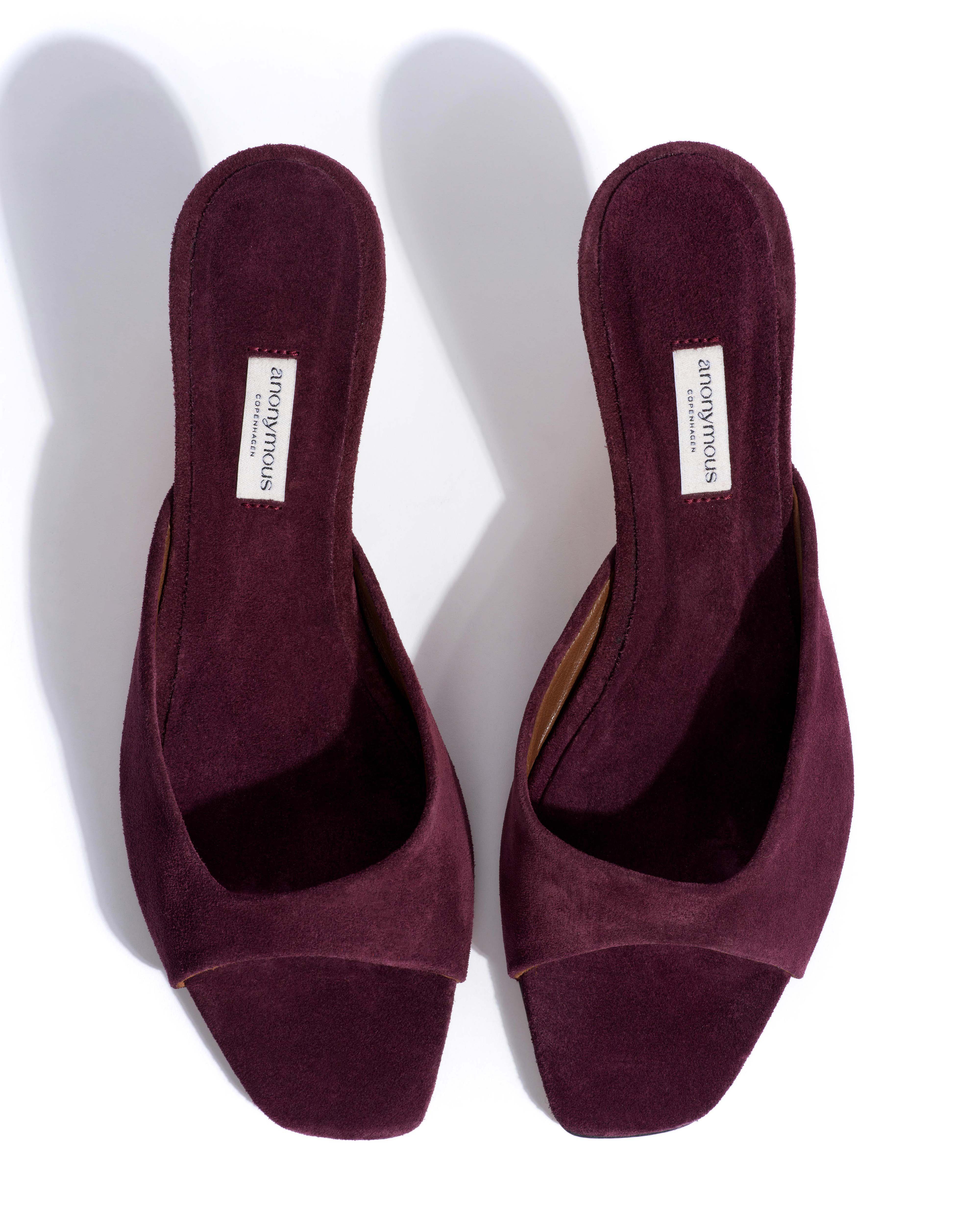 Mazy 55 Calf suede Fig purple