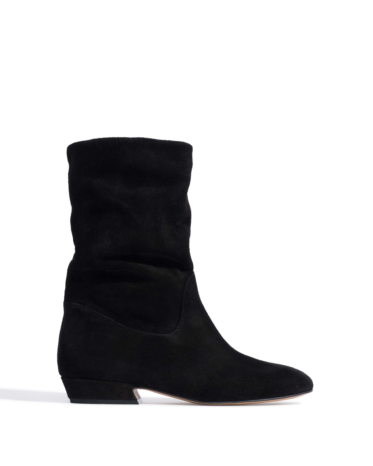 Cacha 25 Calf suede Black