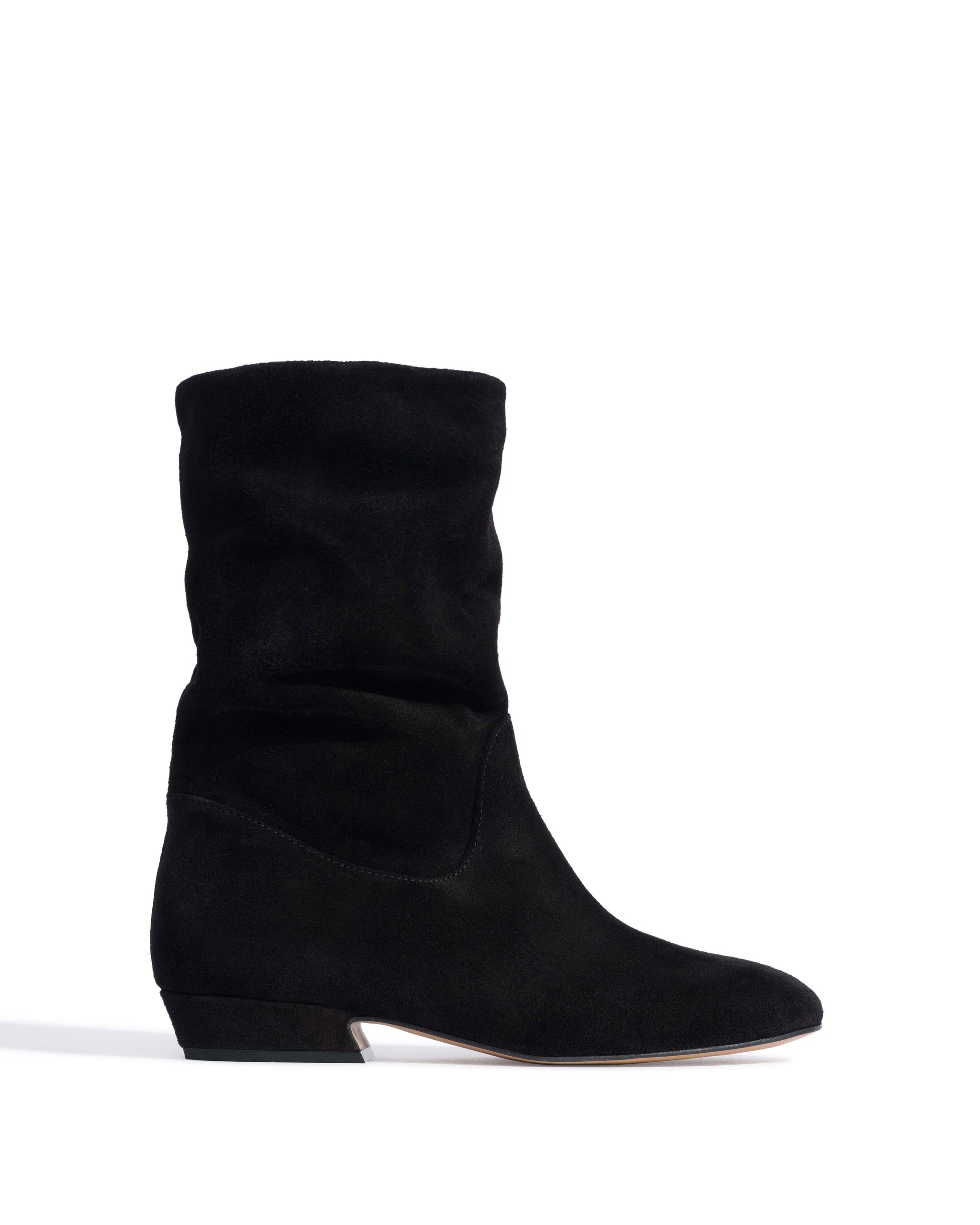 Cacha 25 Calf suede Black