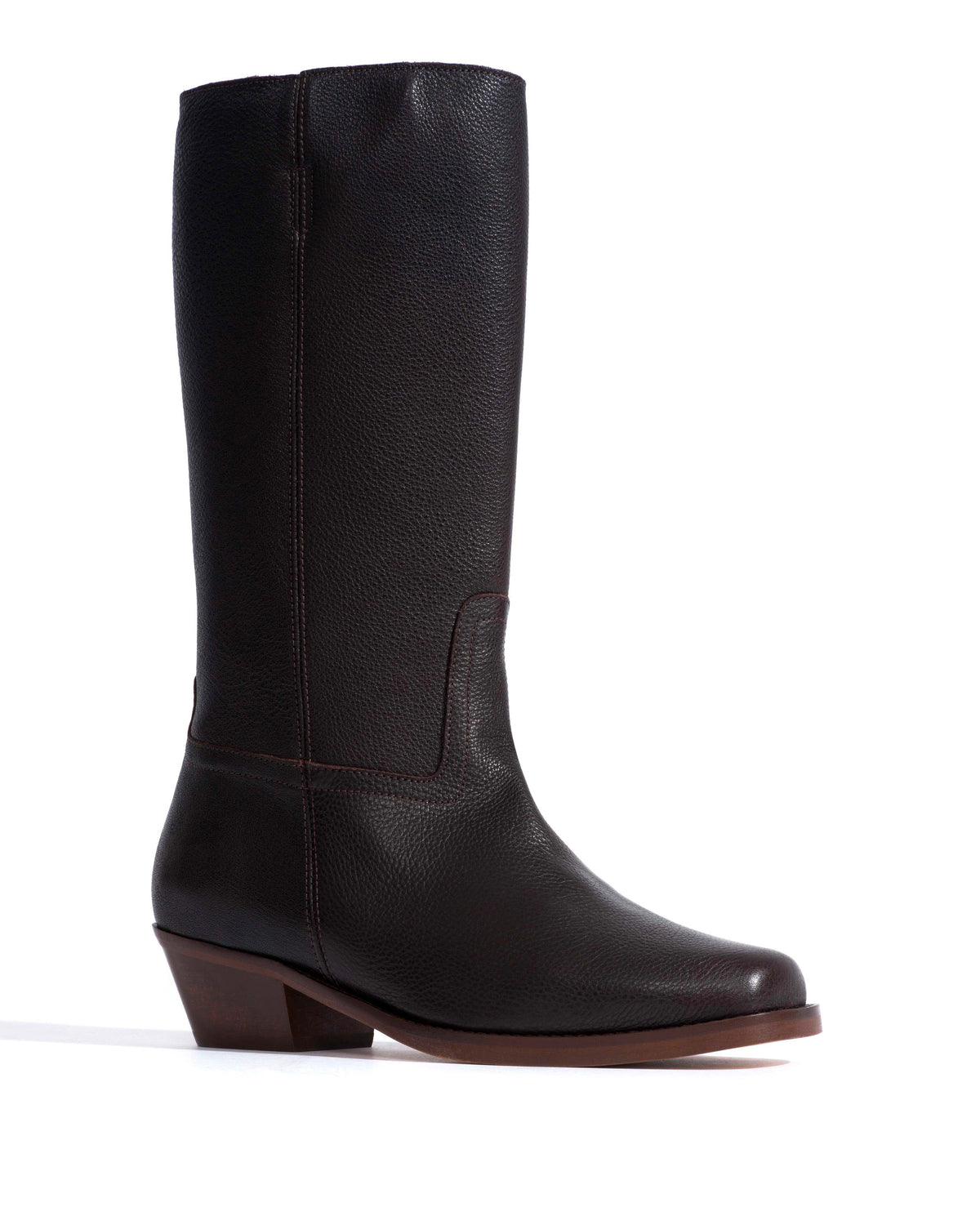 Tarisha Natural grain soft calf Espresso brown