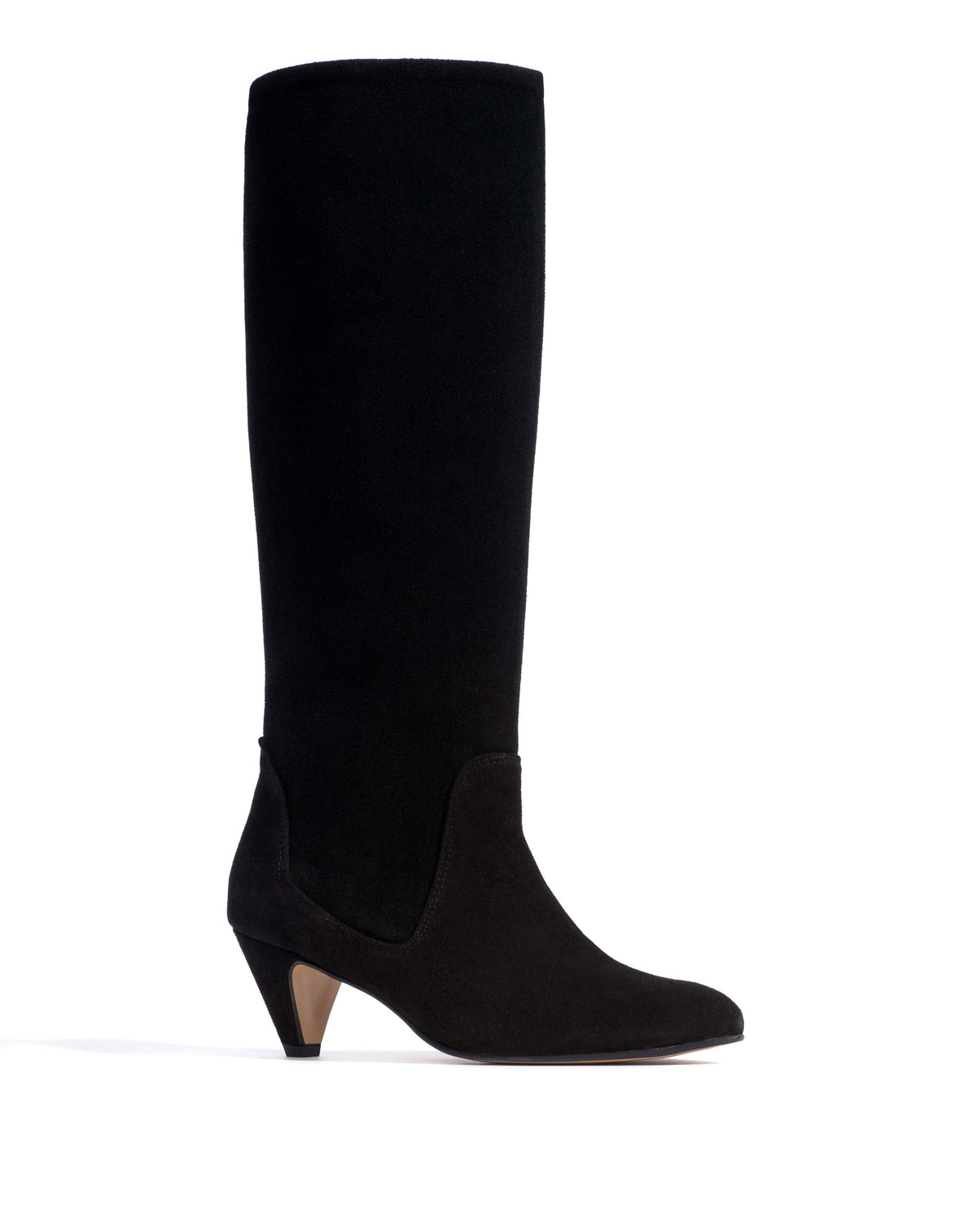 Valle 50 stiletto Calf suede Black