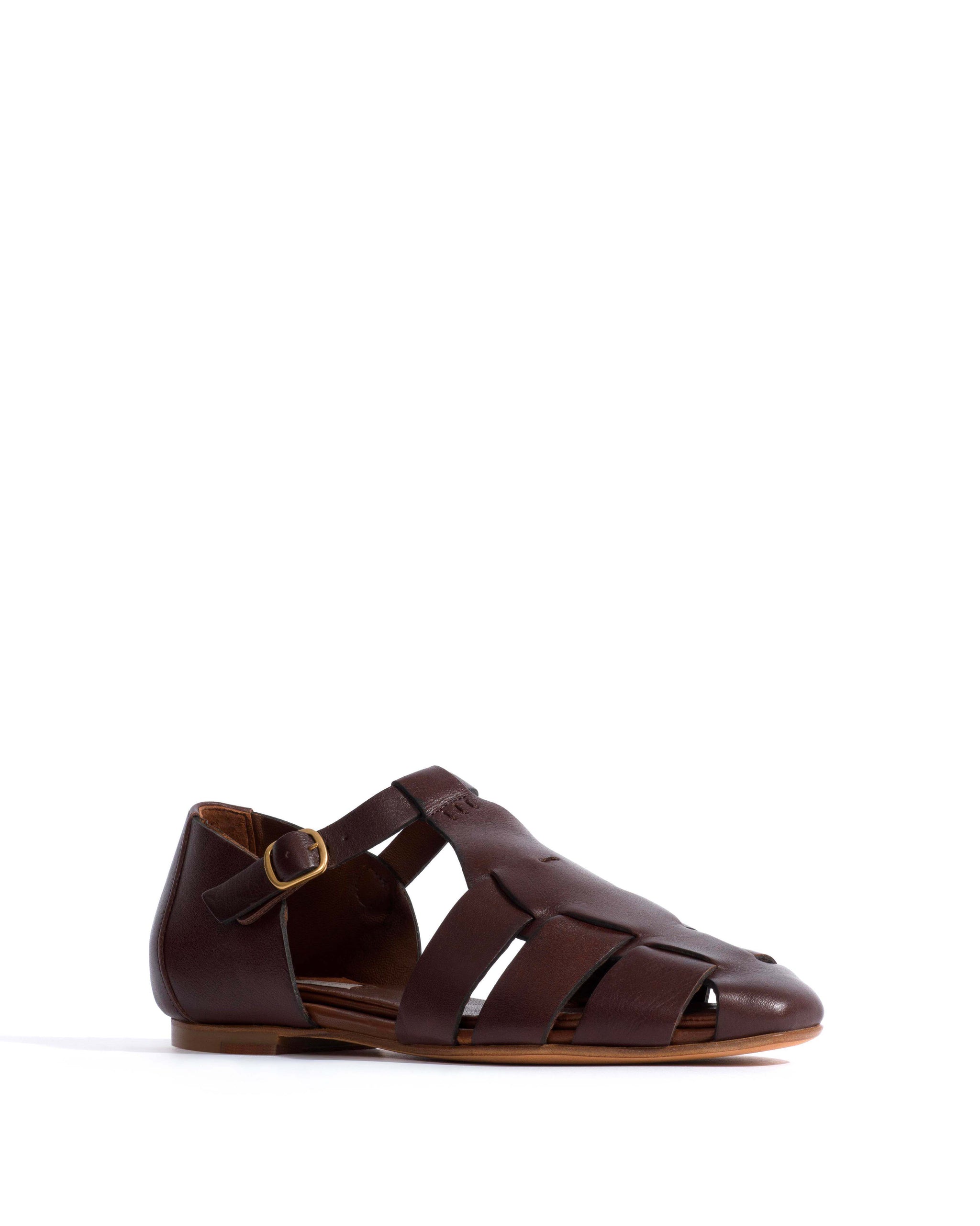 Lain flats Vegetal soft calf Coffee brown - Anonymous Copenhagen Shoes