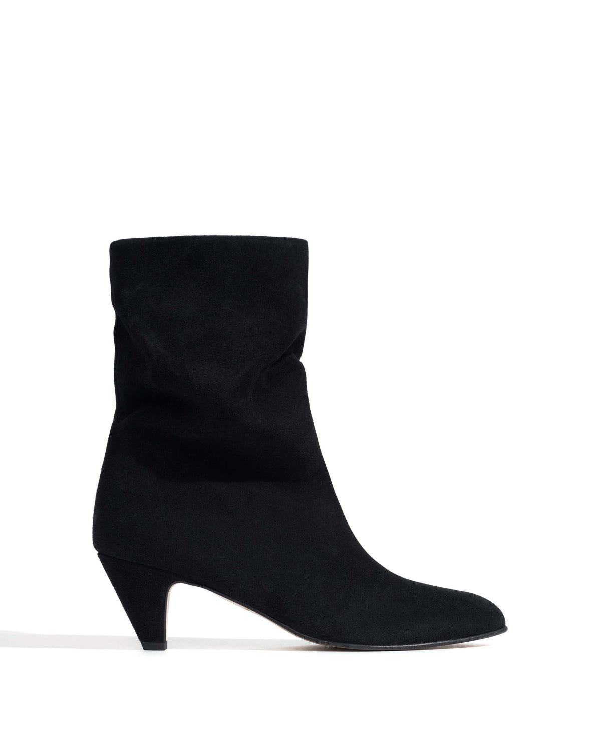 Vully 50 stiletto Calf suede Black