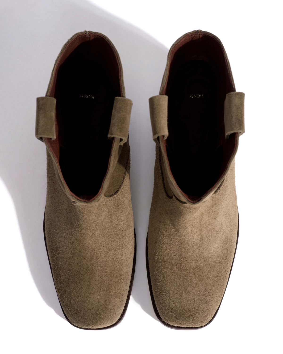 Mandall Calf suede Dried olive