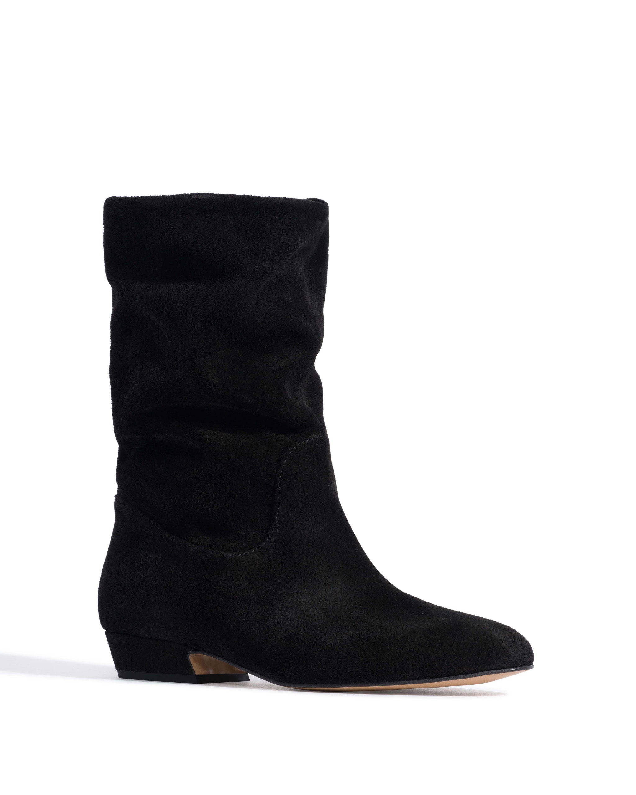 Cacha 25 Calf suede Black