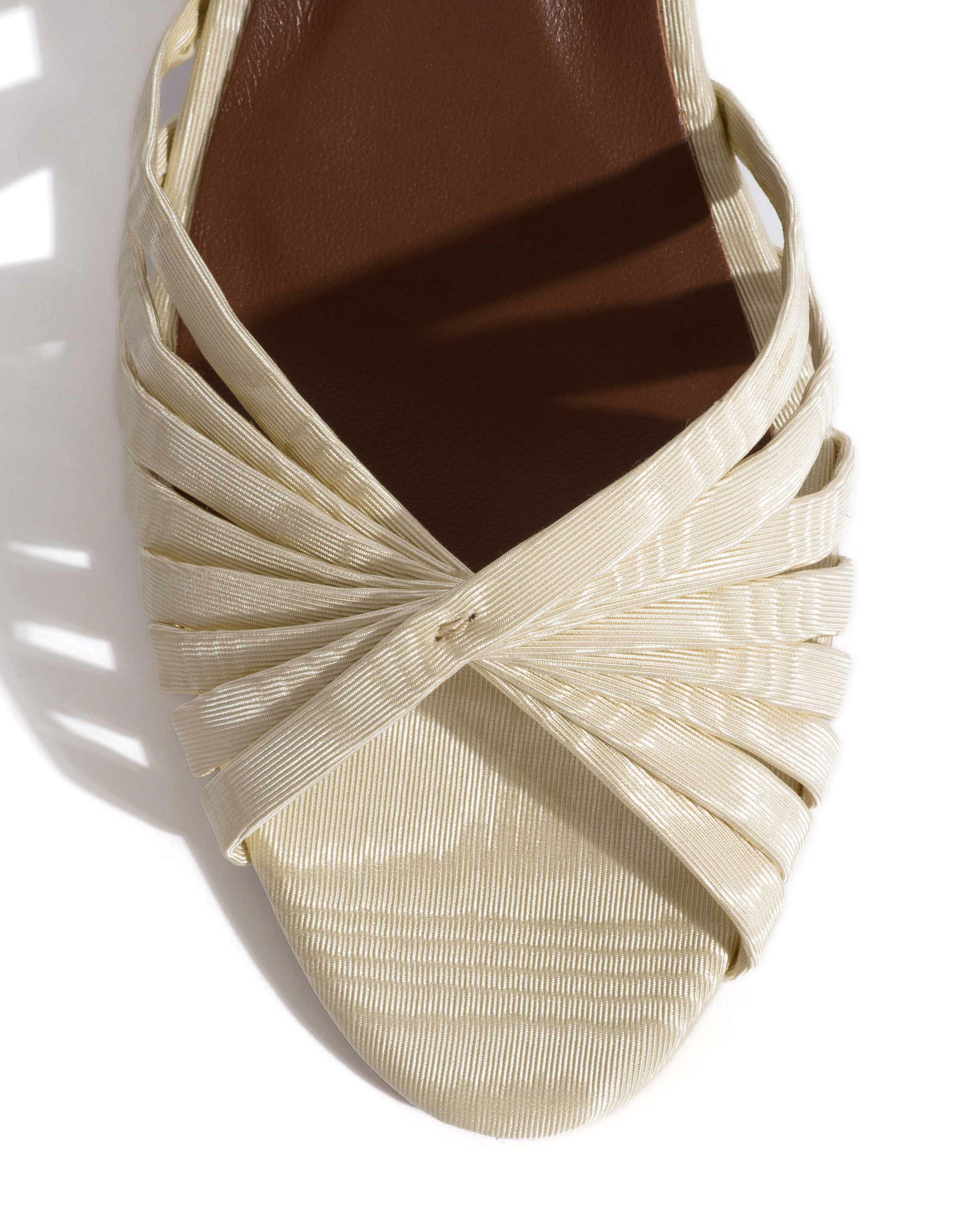Margriet Glossy moire Ivory