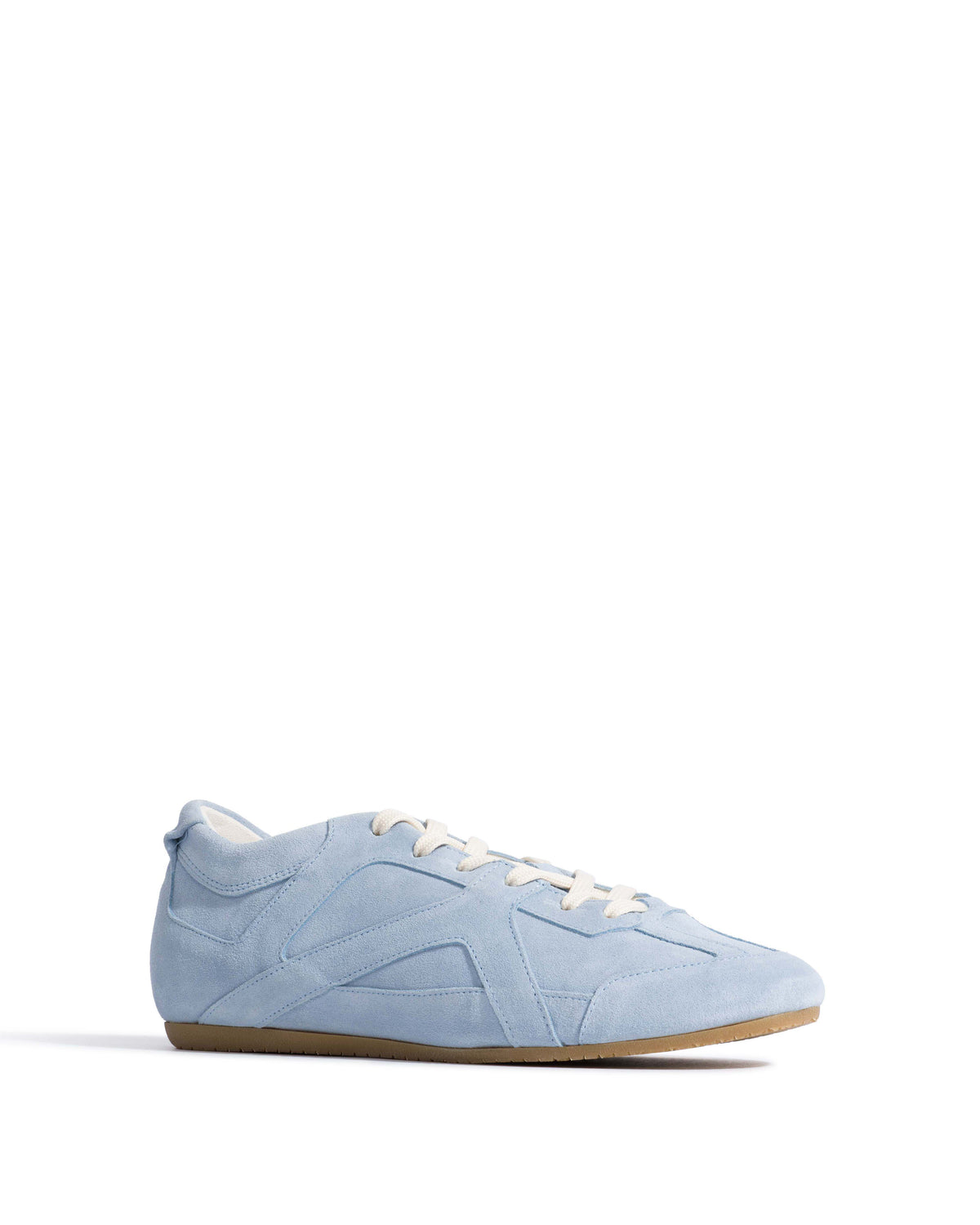 Sneakerina Calf suede Porcelain blue