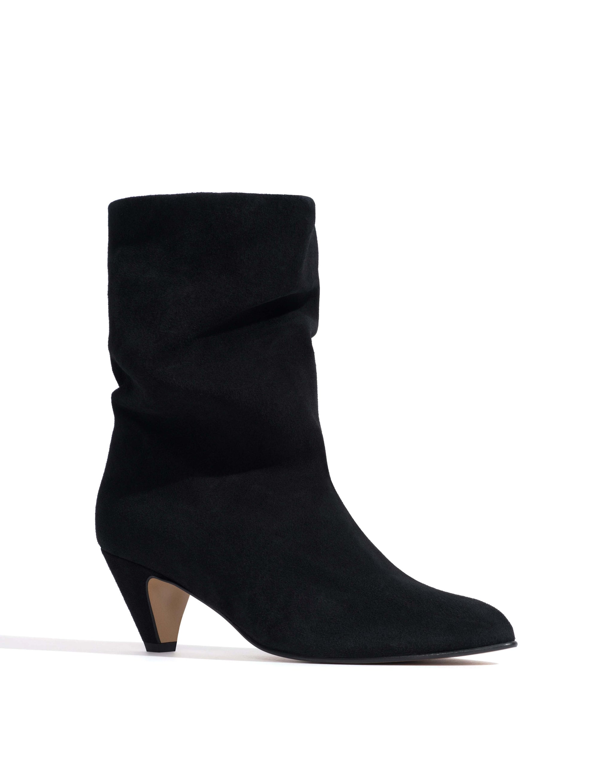 Vully 50 stiletto Calf suede Black
