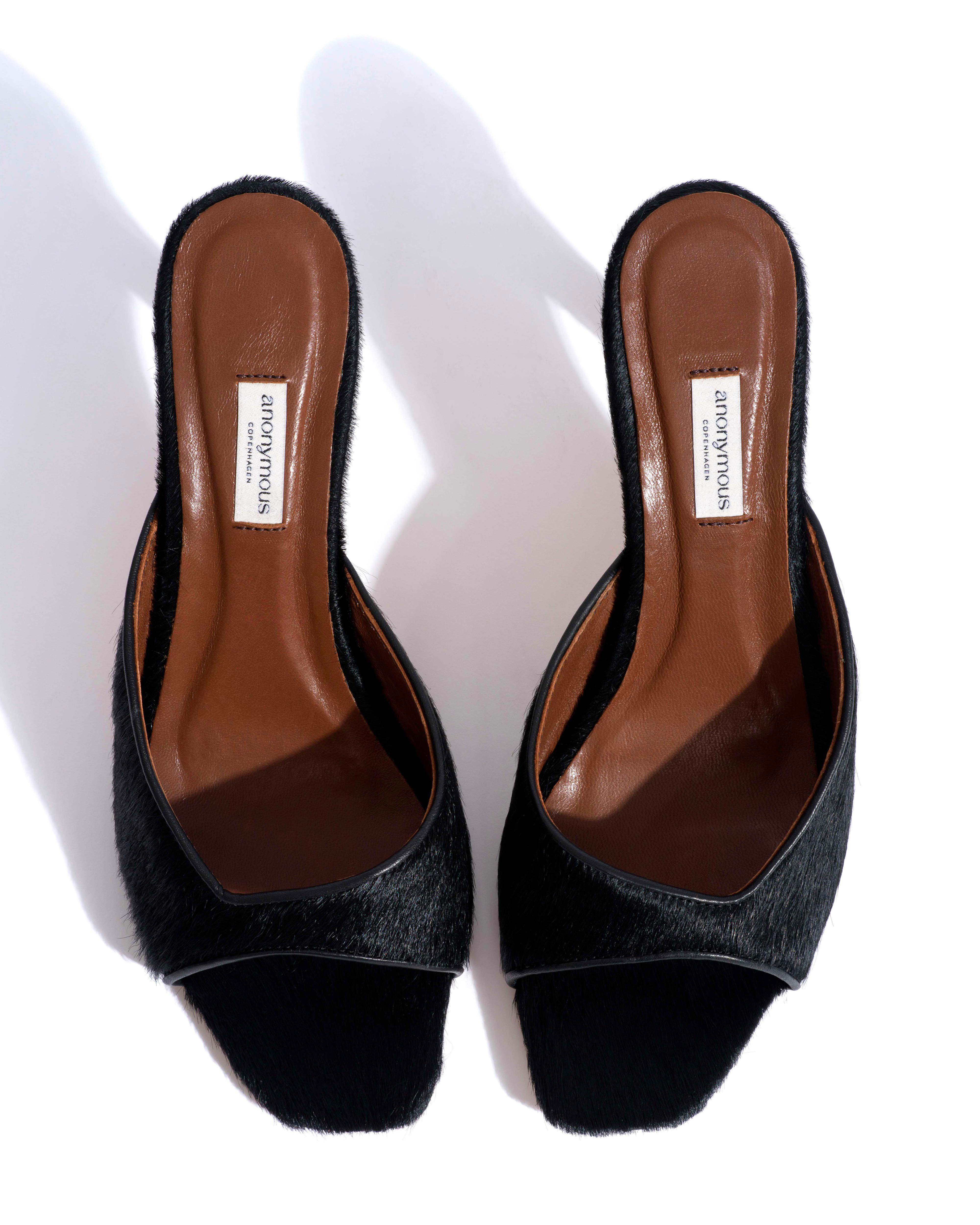 Mazy 75 Calf hair Black