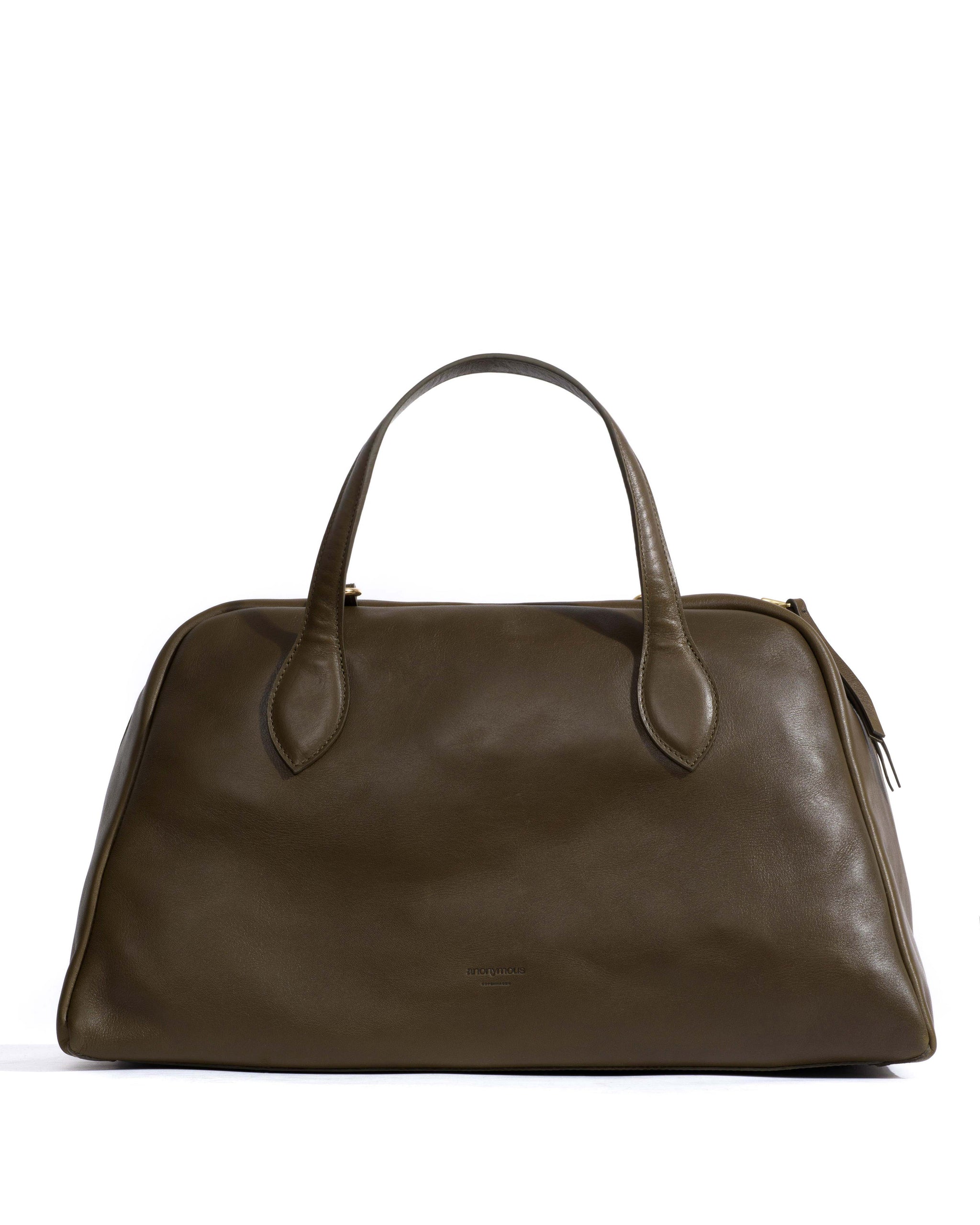Weekend bowler Vegetal soft calf Forrest green -