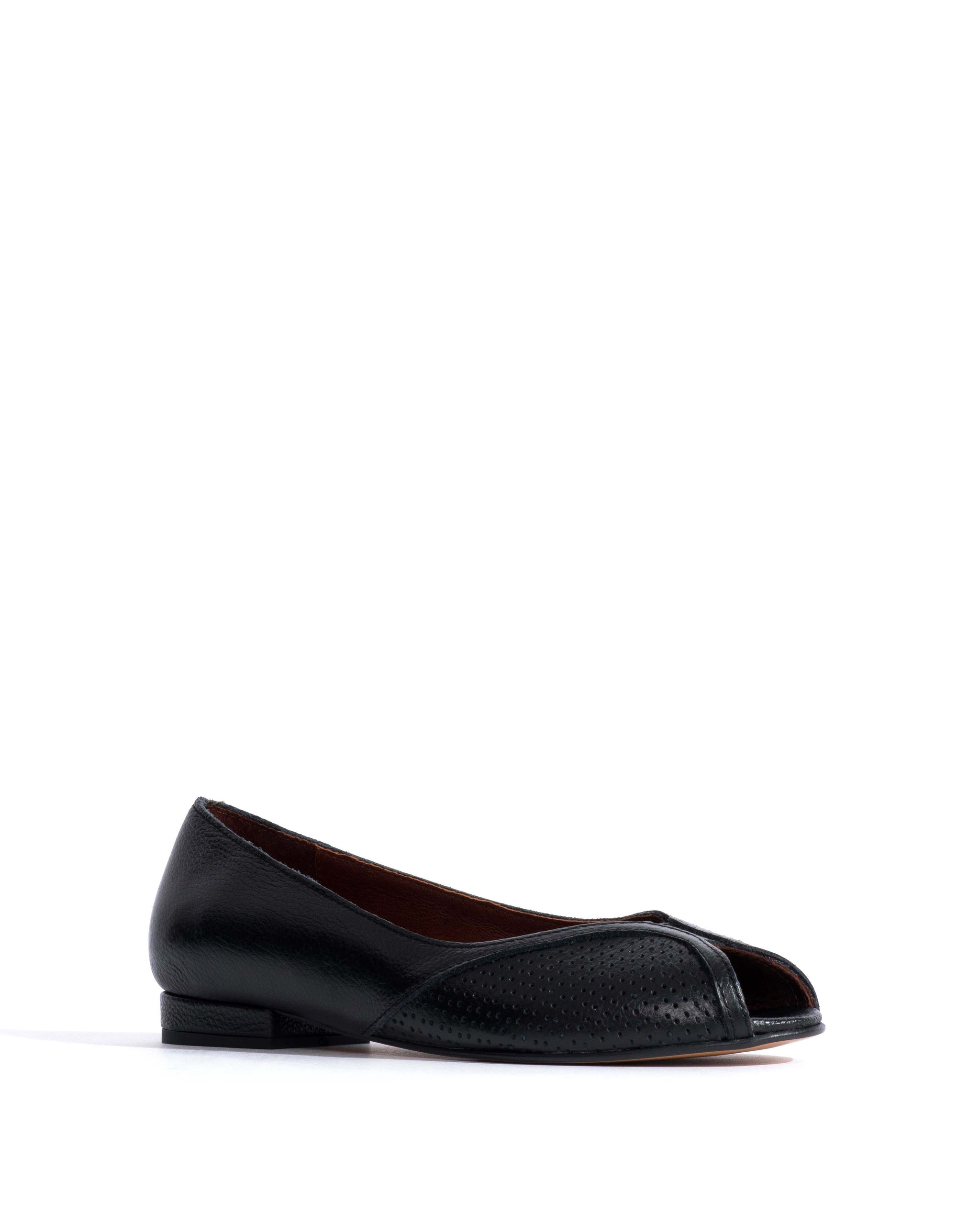 Tiffy Pebbled soft calf Black