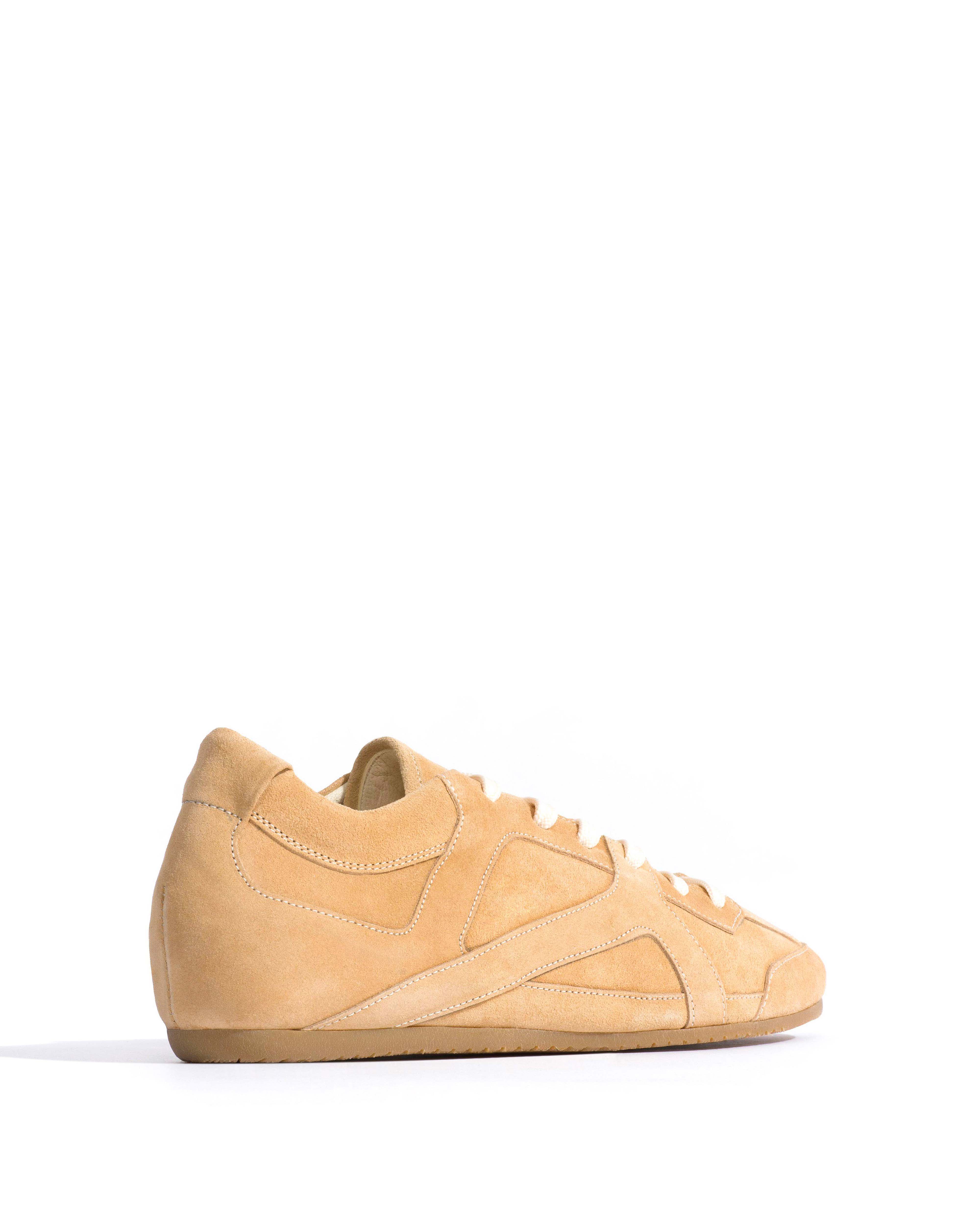 Sneakerina Calf suede Creamy sand