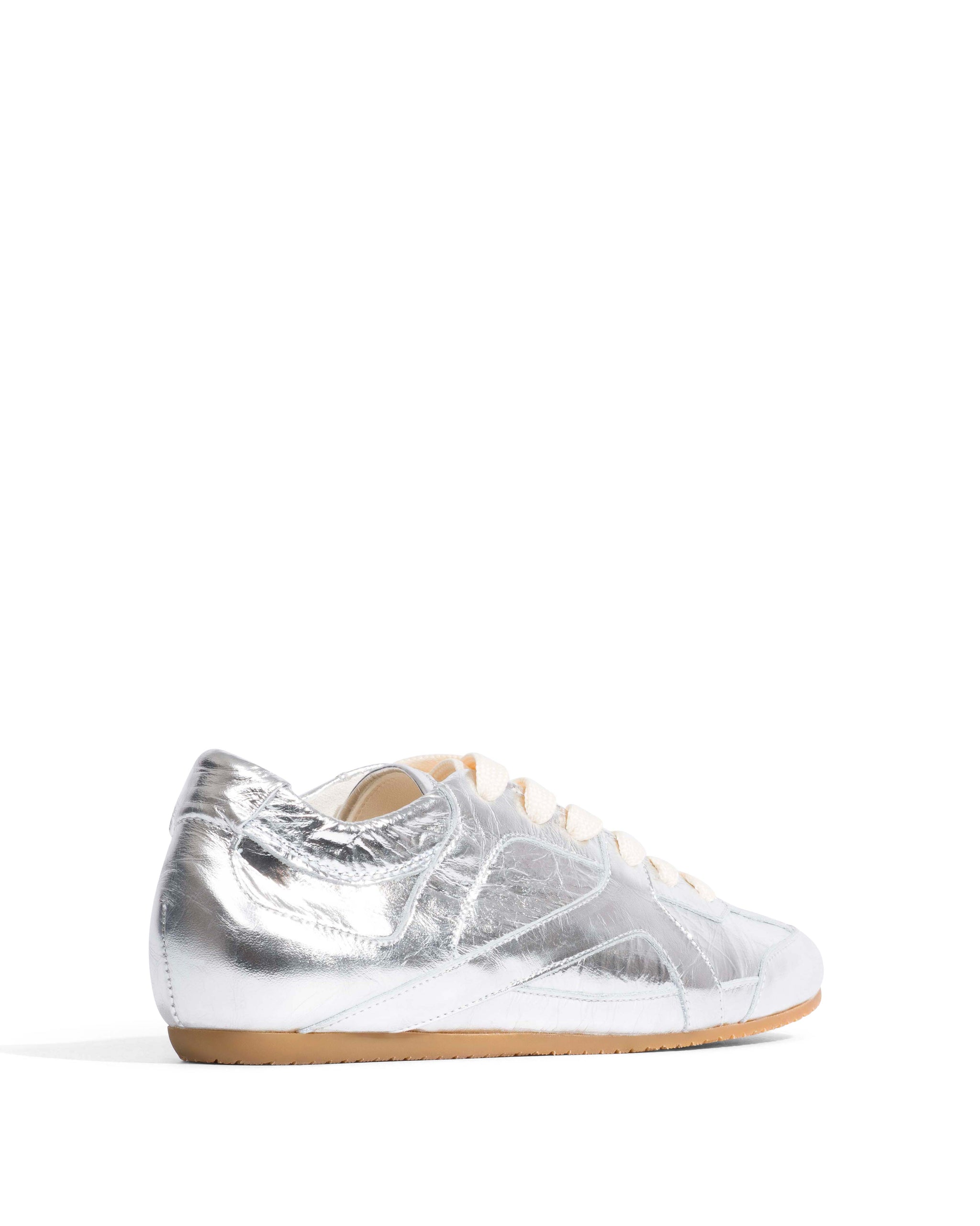Sneakerina Crinkled metallic lamb Silver - Anonymous Copenhagen Sneakers