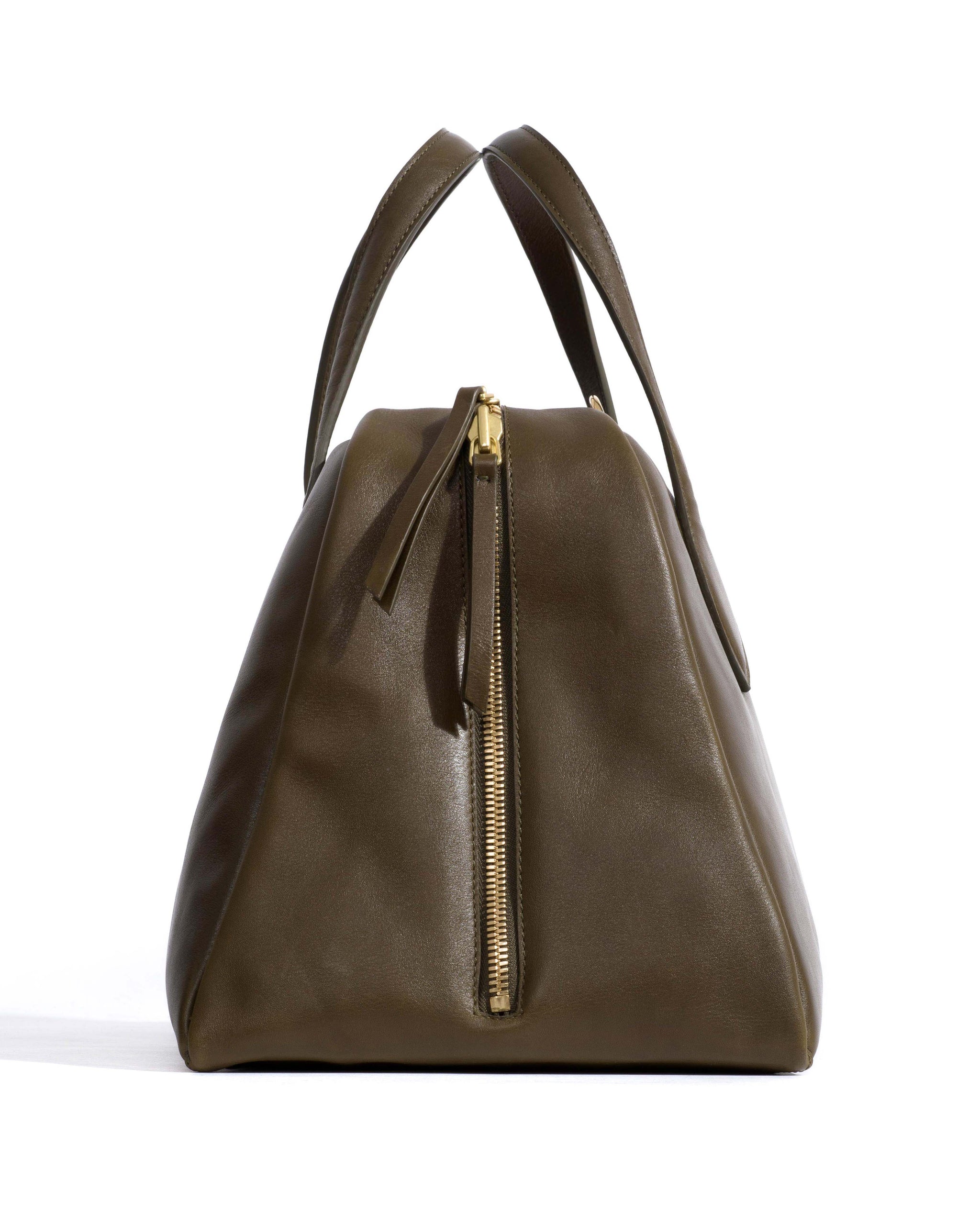 Weekend bowler Vegetal soft calf Forrest green -