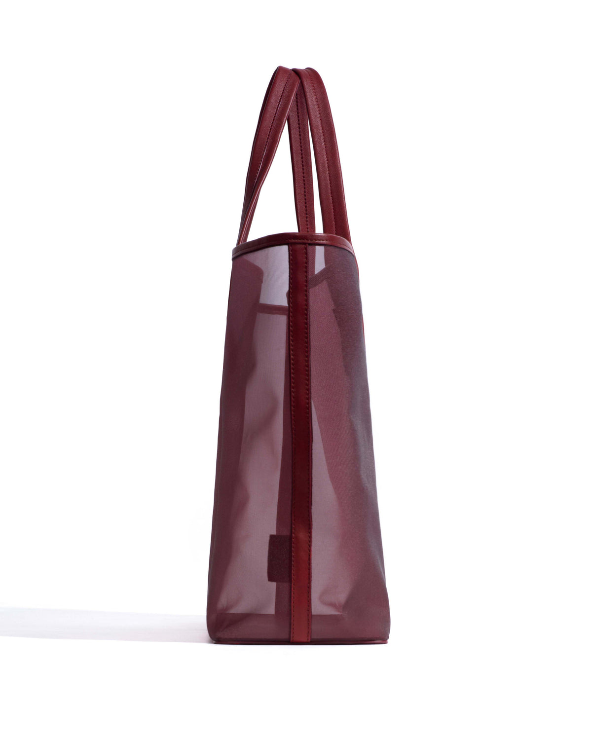 Ruba shopper mesh Shiny lamb & mesh Pomegranate