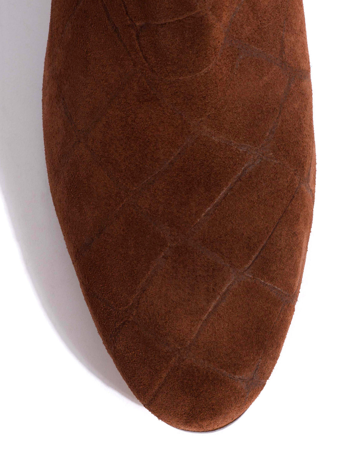 Niabella Croco calf suede Chocolate