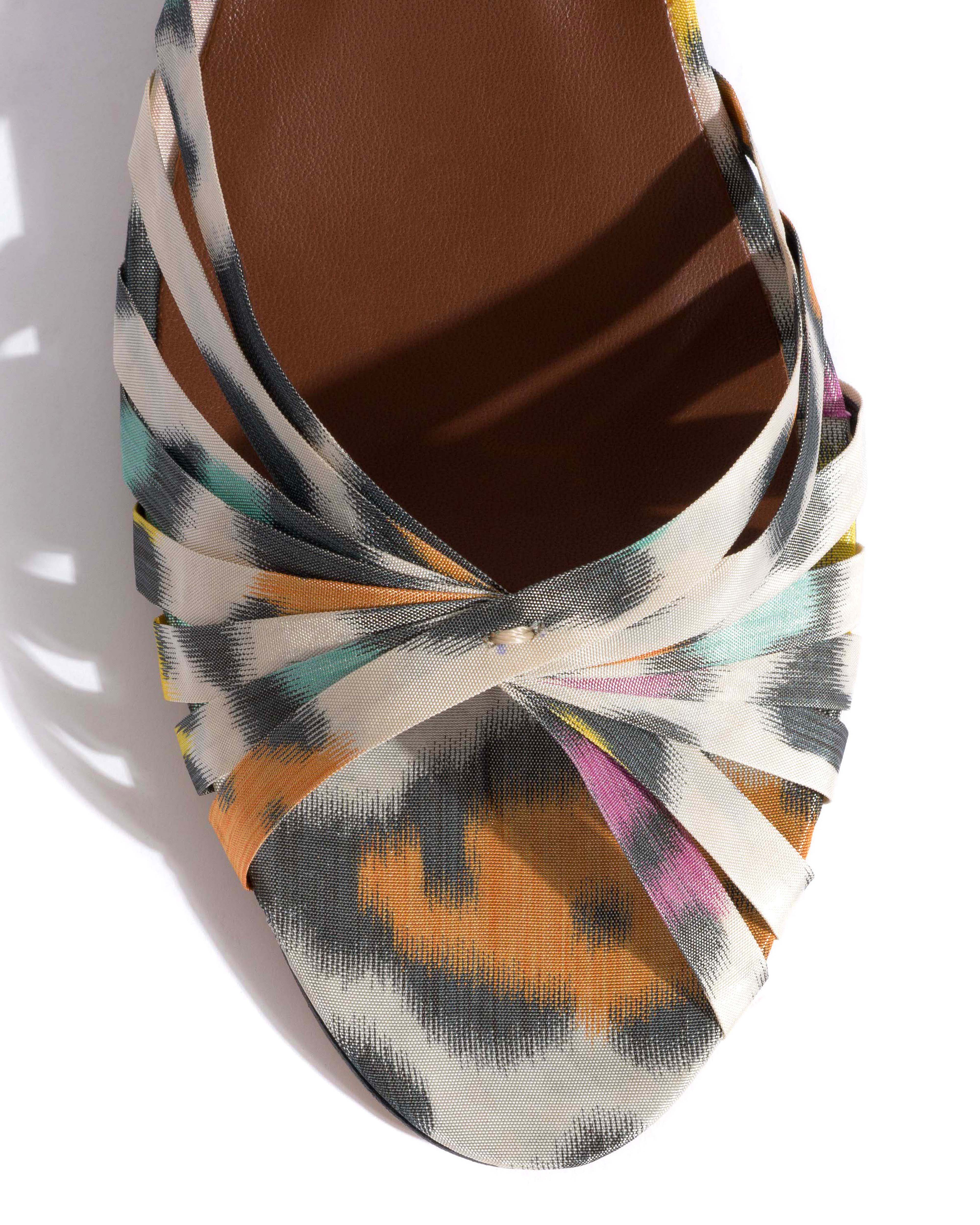 Margriet Satin print Multicolor leopard