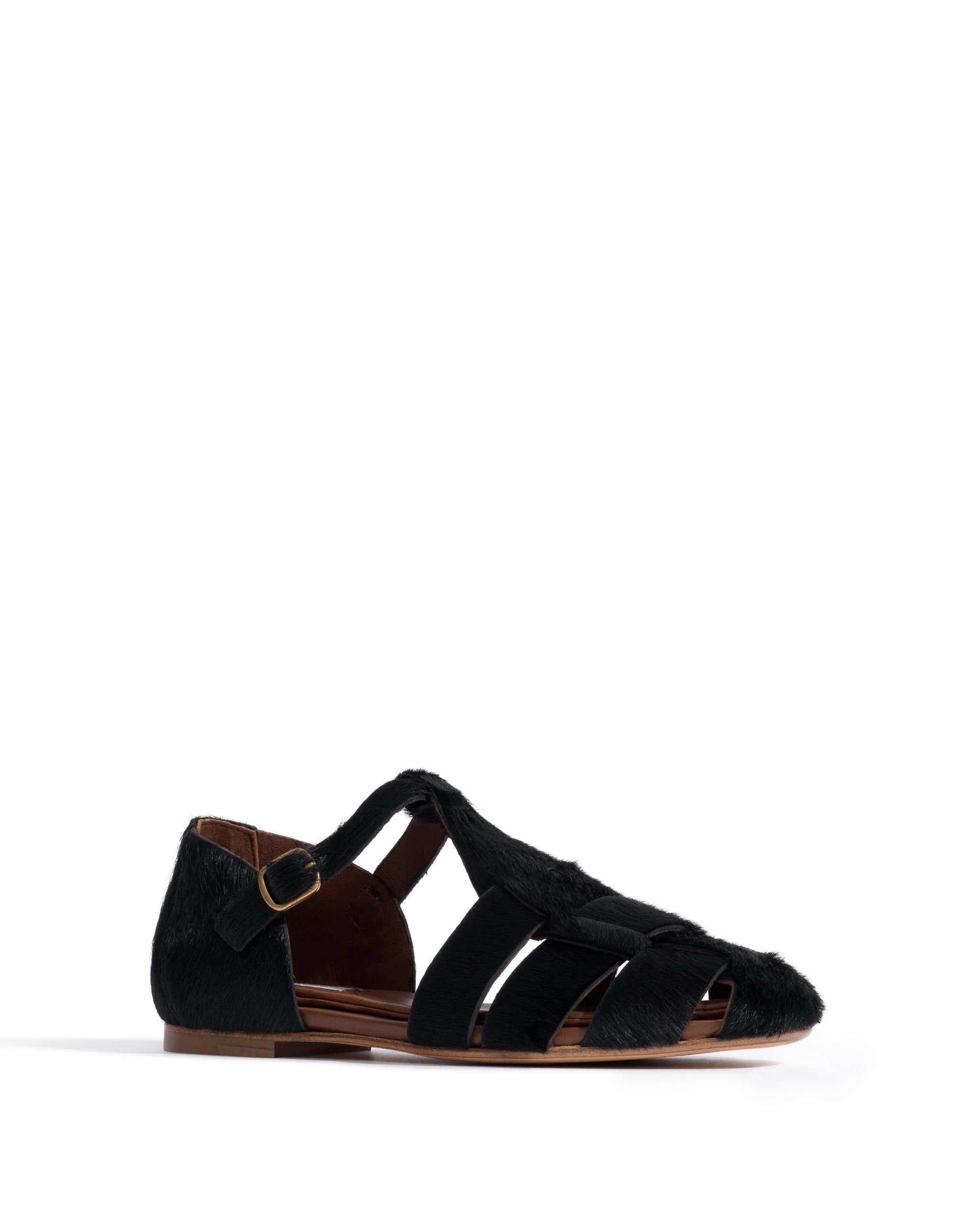 Lain flats Calf hair Black - Anonymous Copenhagen Flat-loafers & ballerinas & pumps