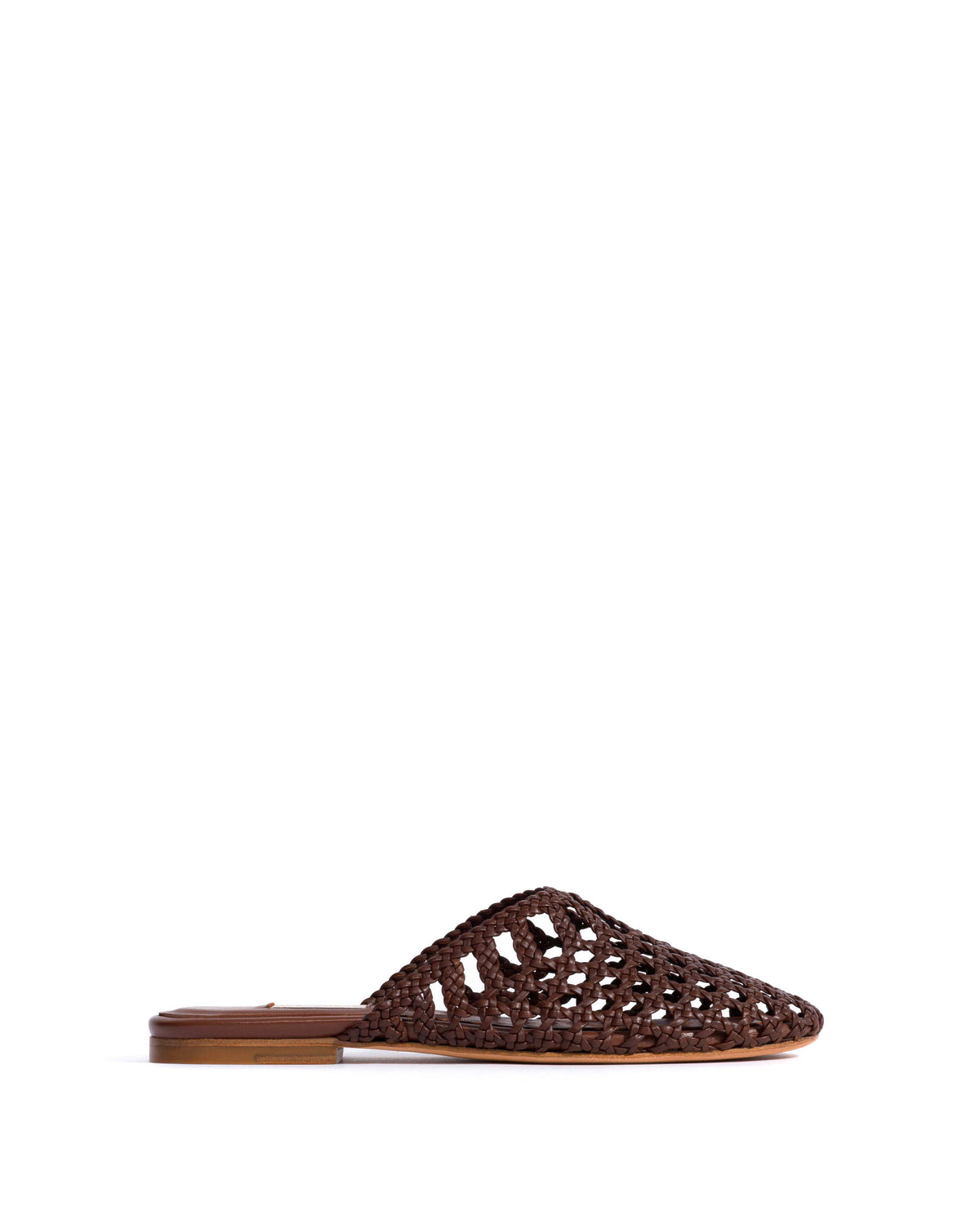 Sabrina 10 hand-braided leather Chocolate