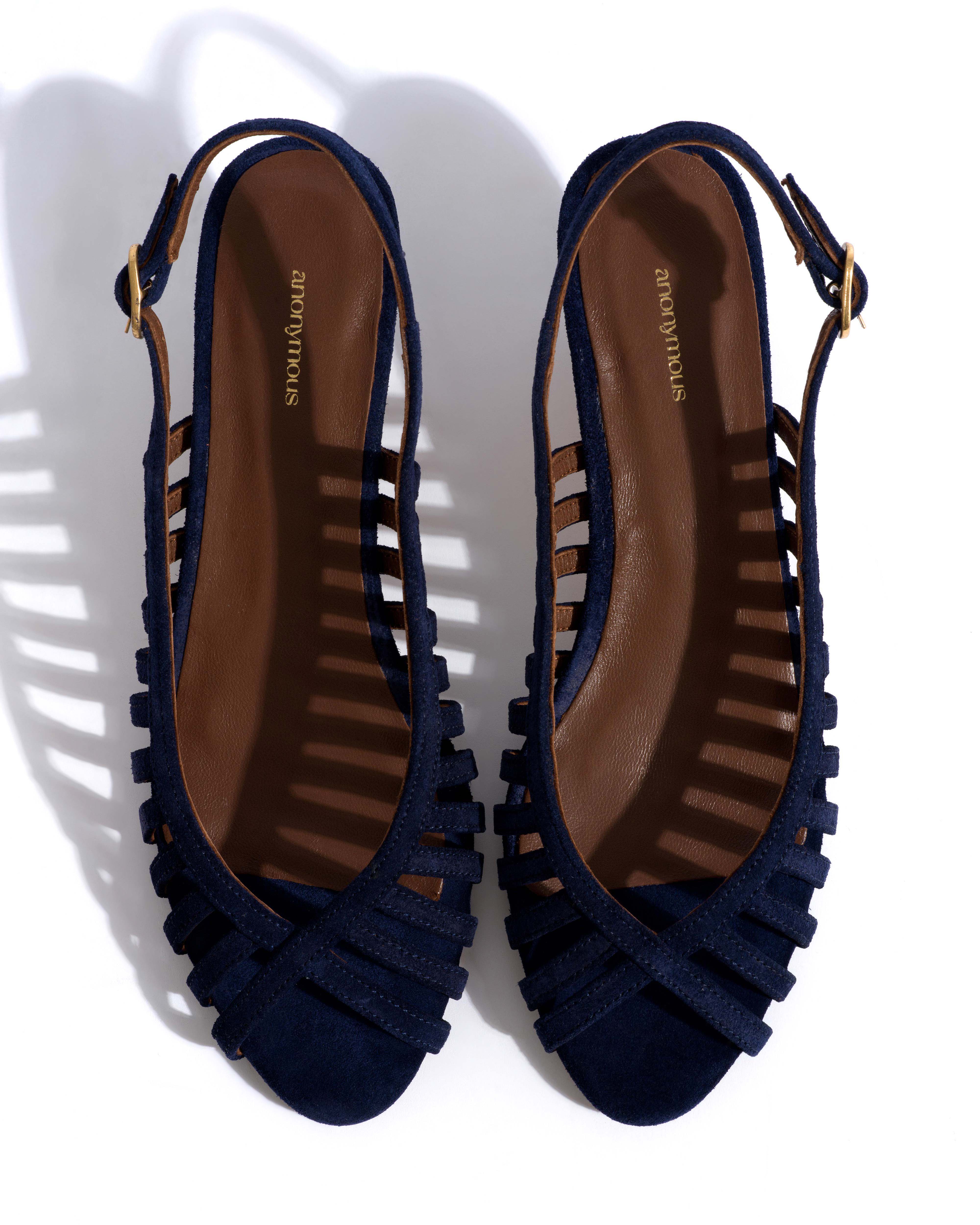 Carminho 40 stiletto Calf suede Ink blue