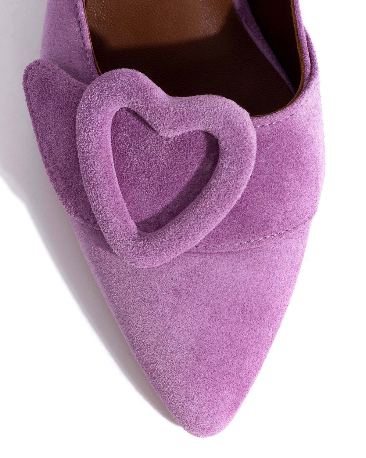 Shila 50 kitten Calf suede Lavender ice