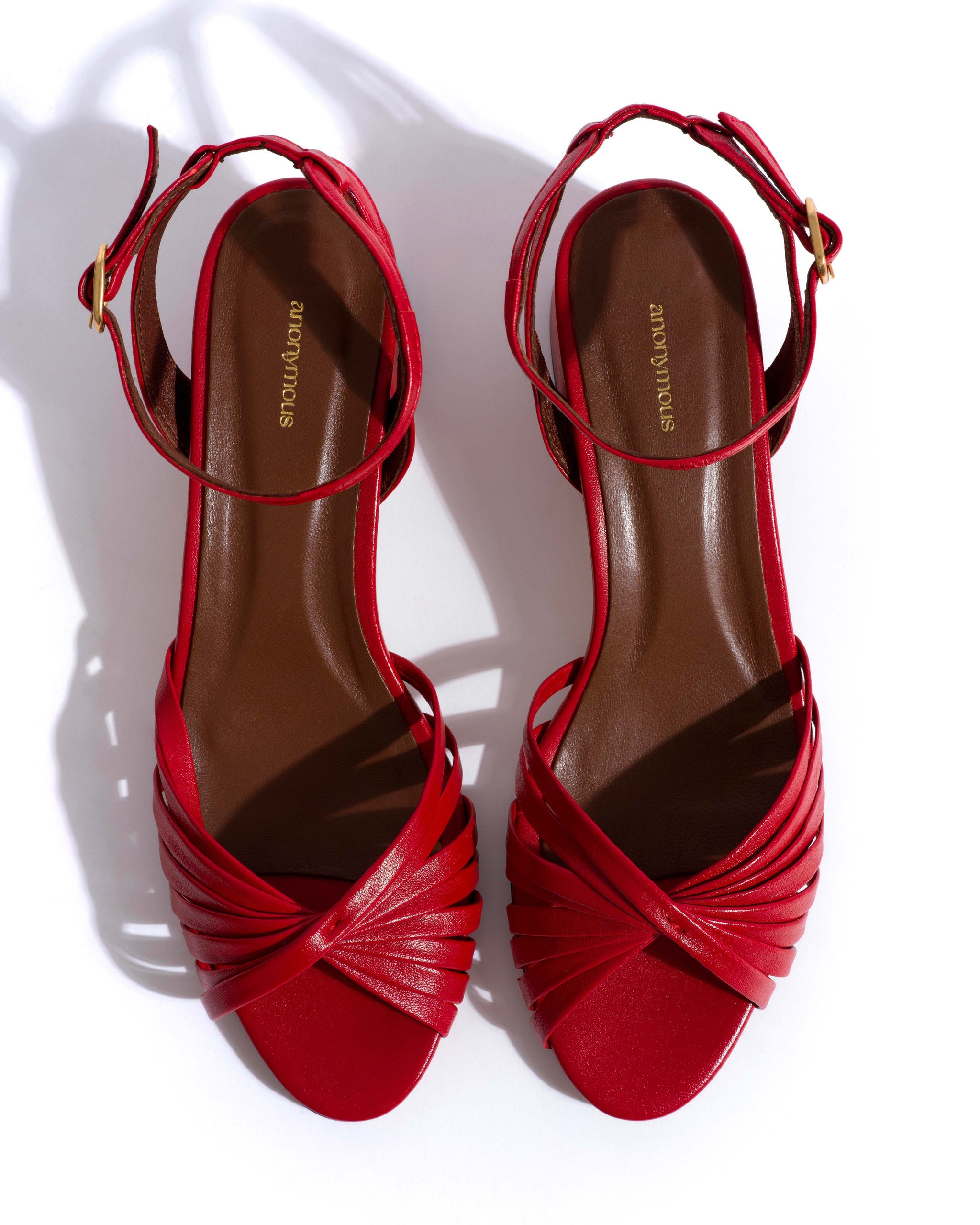 Margriet Shiny lamb Ruby red - Anonymous Copenhagen Shoes