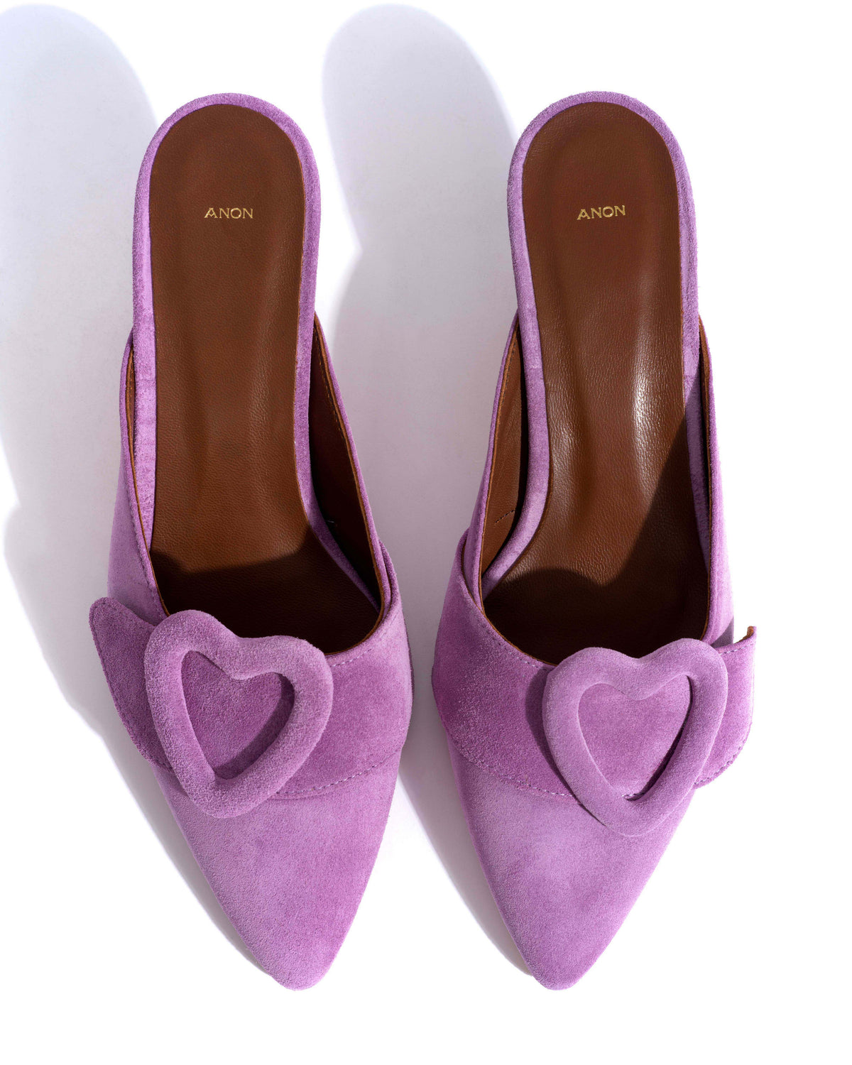 Shila 50 kitten Calf suede Lavender ice