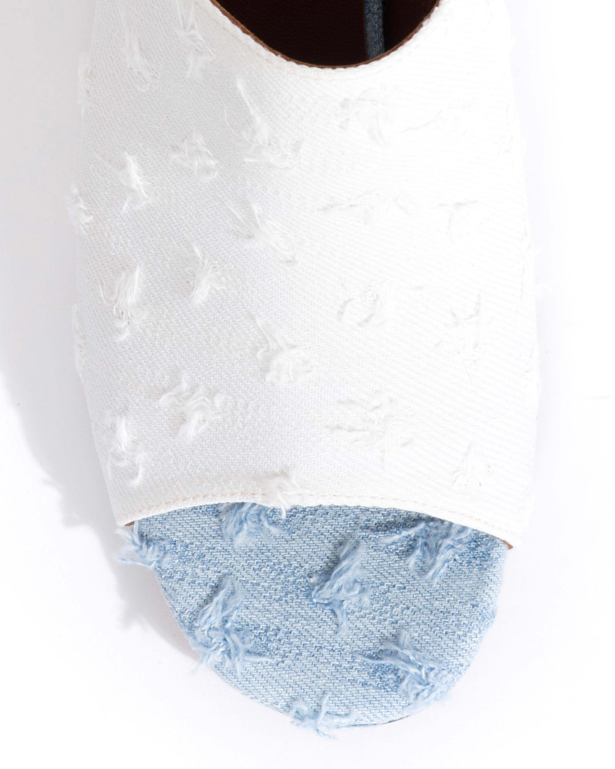 Horizon 55 Denim mix Distressed washed white & Distressed washed blue & Distressed washed grey