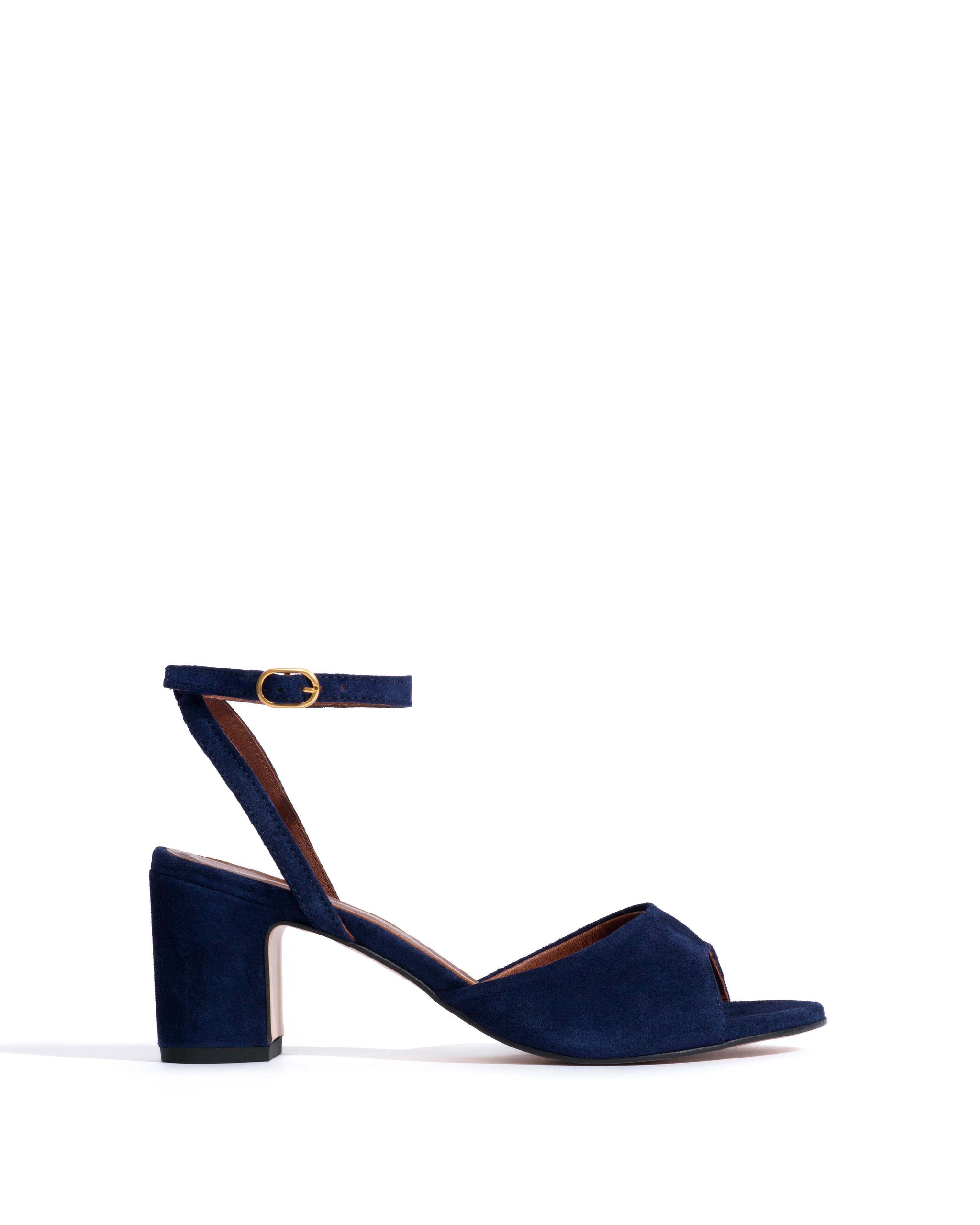 Jolie 55 Calf suede Ink blue - Anonymous Copenhagen Heels