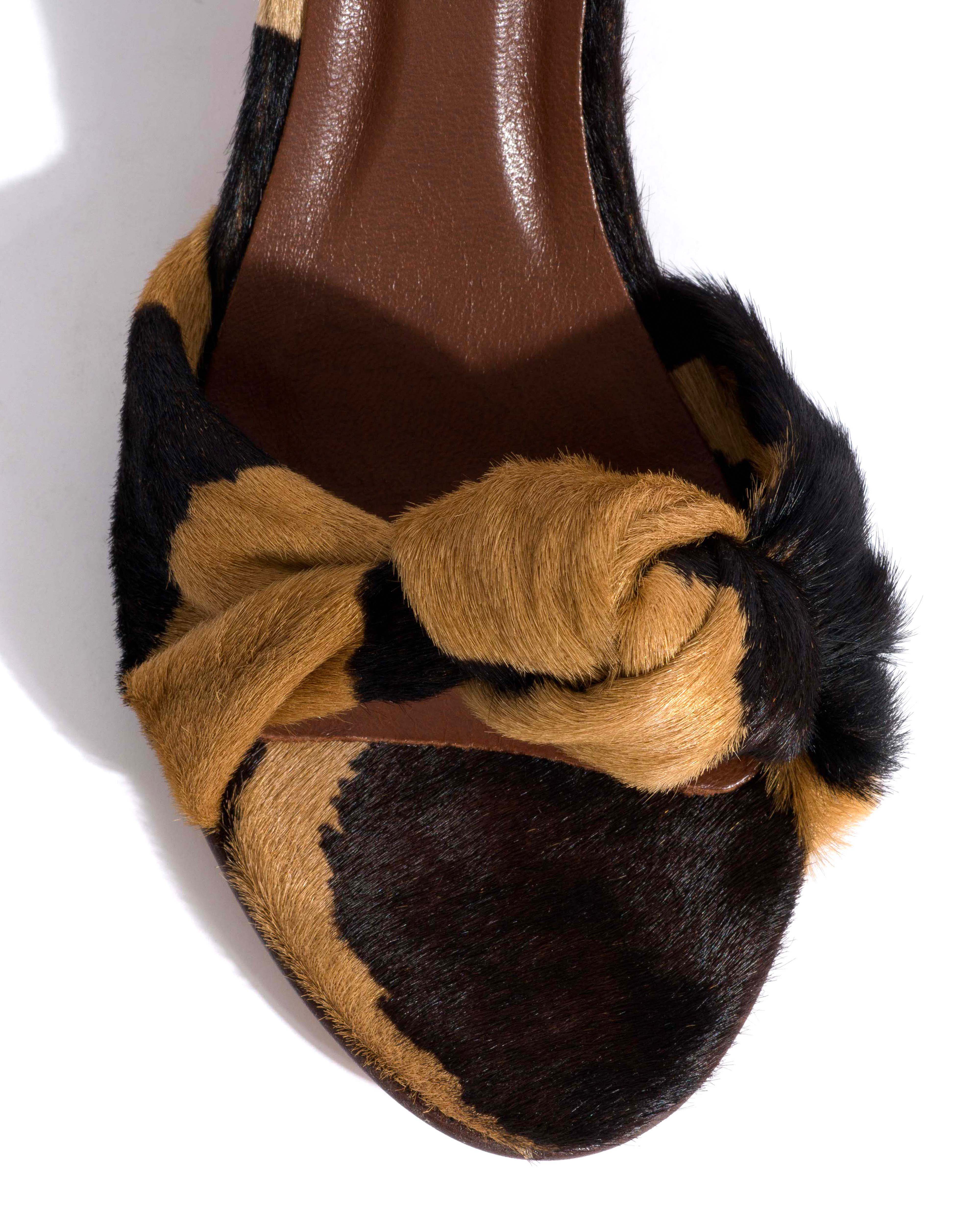Aliza 50 stiletto Calf hair Tapir