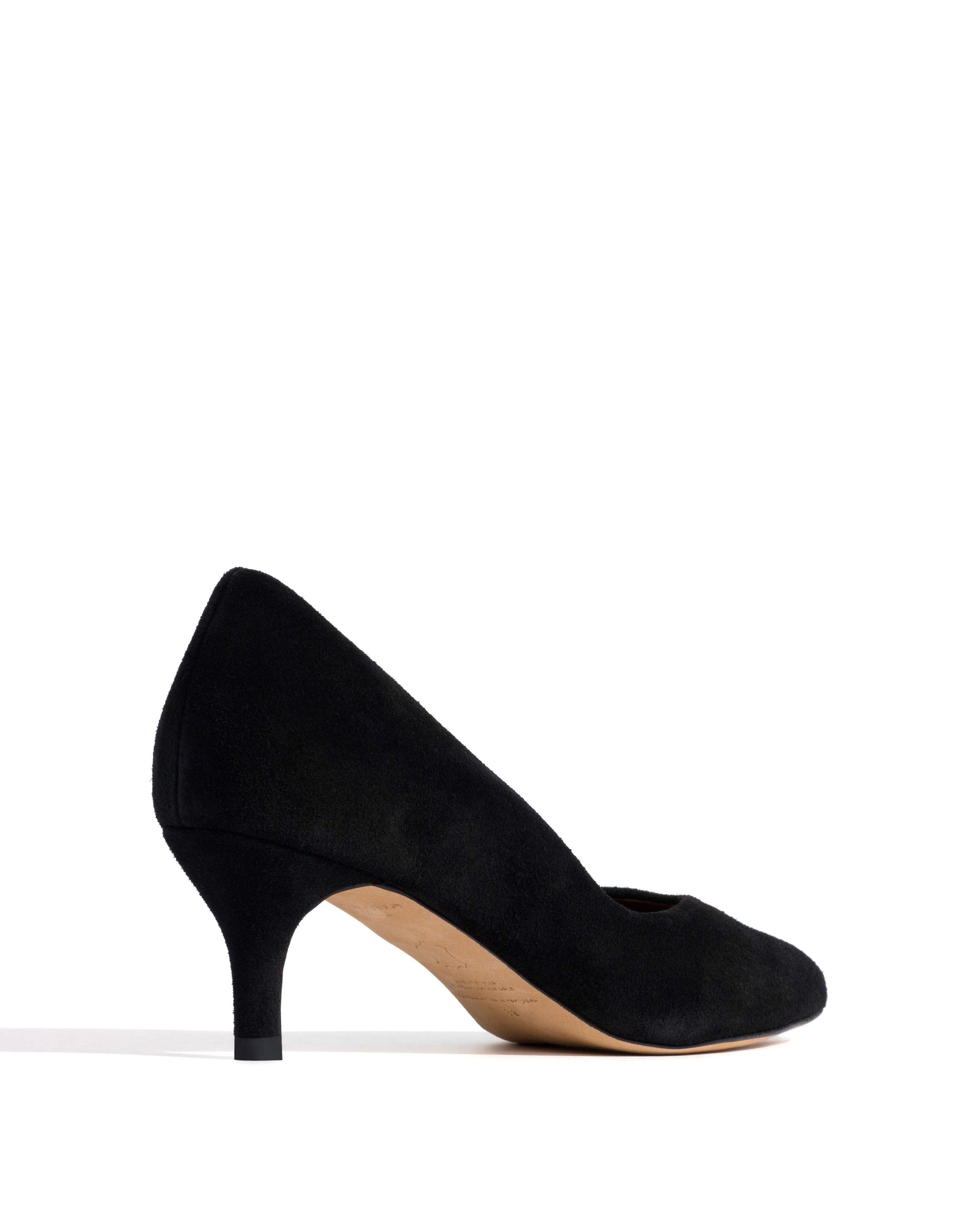 Trini 55 Calf suede Black