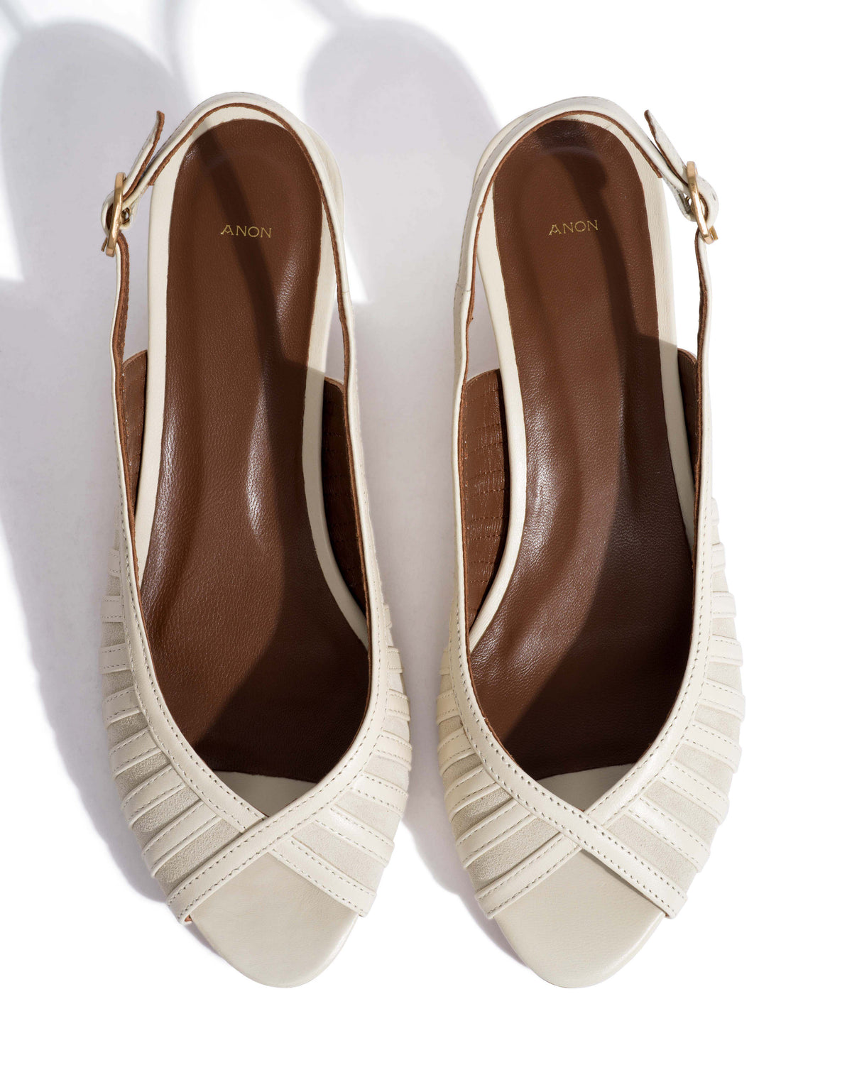 Carminho 40 suede Shiny lamb & suede leather White sand