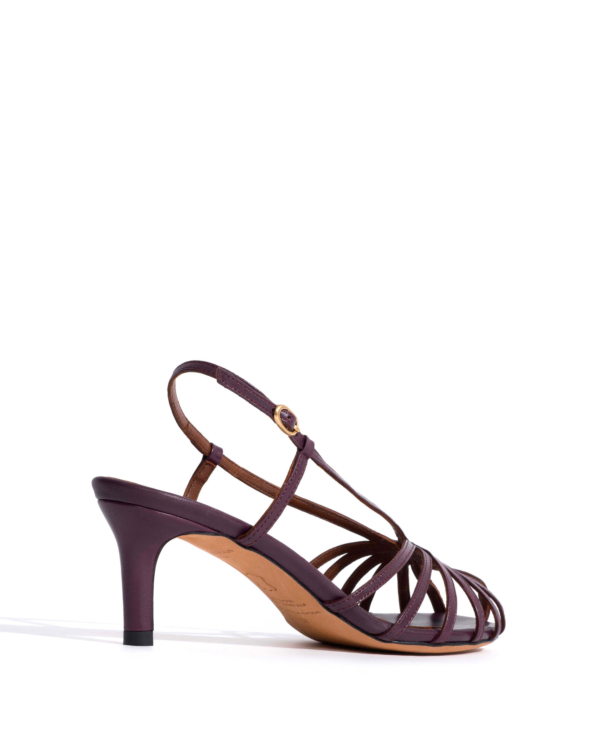 Candace 55 Shiny lamb Fig purple - Anonymous Copenhagen Heels