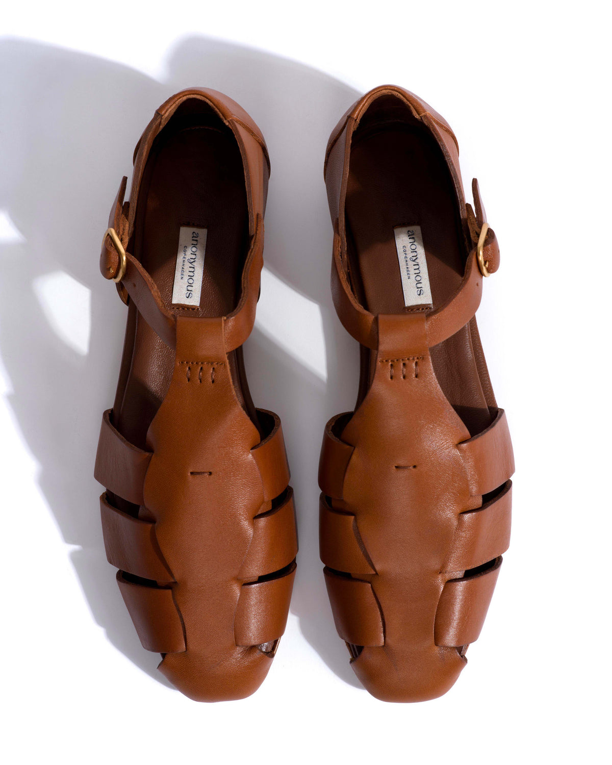 Lain flats Vegetal soft calf Cinnamon