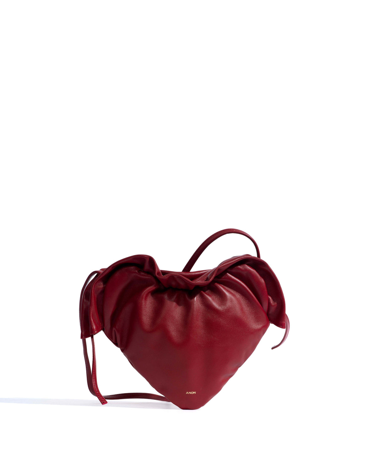 Zally classic heart bag Shiny lamb Pomegranate