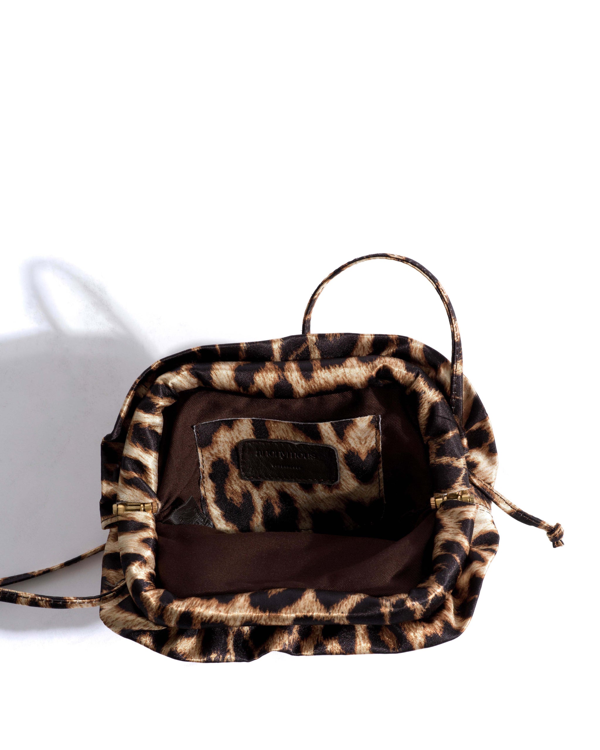 Zally petite heart bag Satin print Leopard - Anonymous Copenhagen Bags